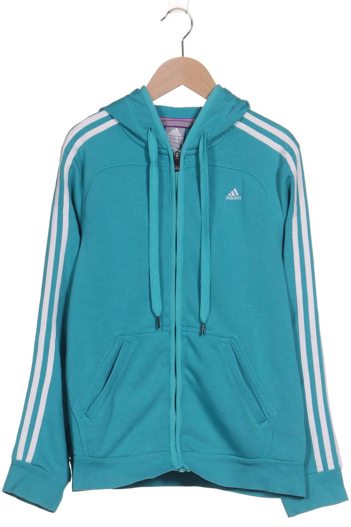 

adidas Damen Kapuzenpullover, türkis, Gr. 38