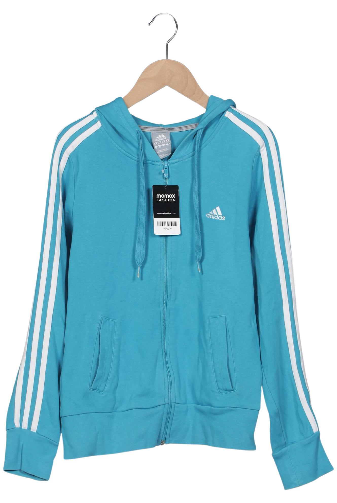 

adidas Damen Kapuzenpullover, blau, Gr. 38