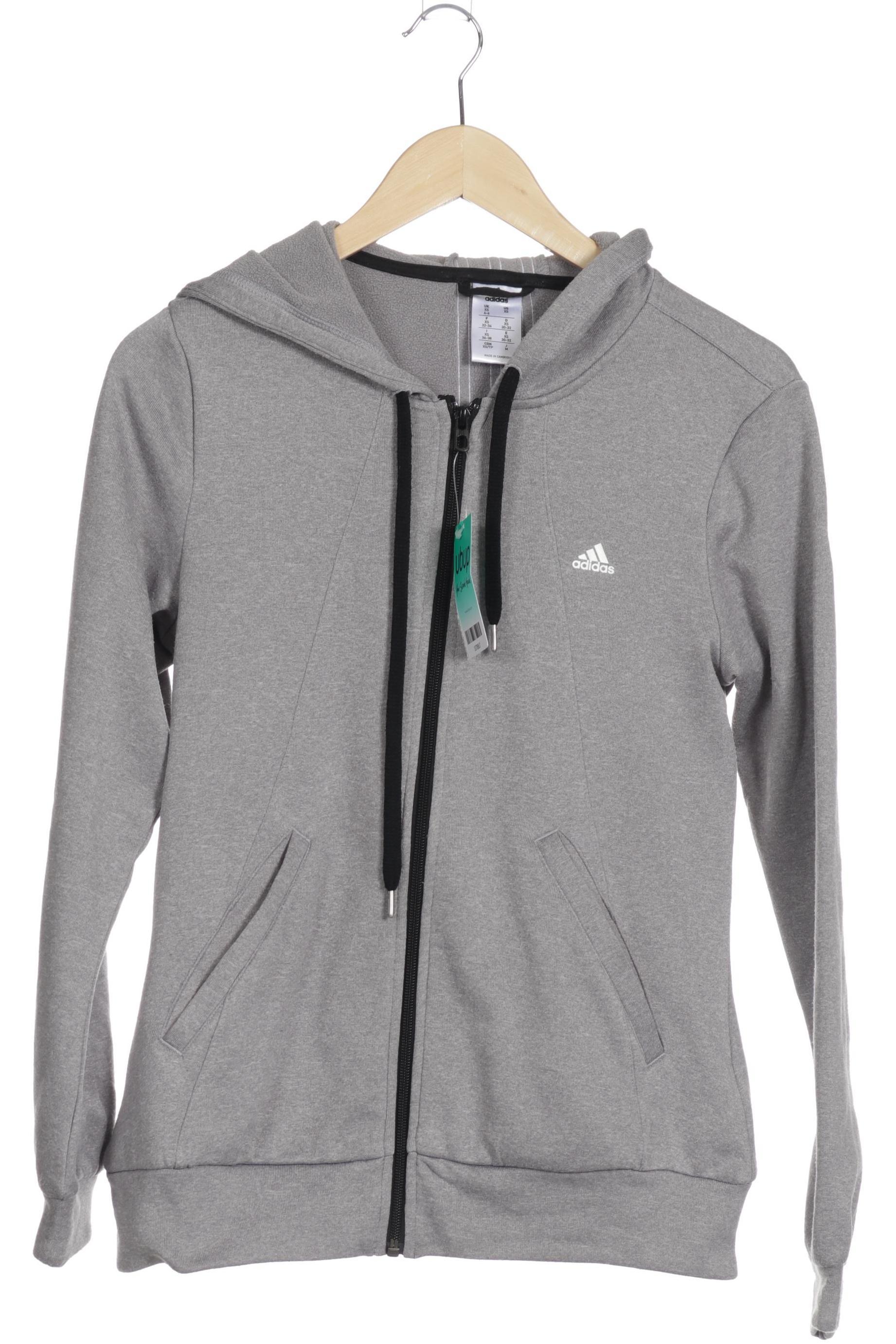 

adidas Damen Kapuzenpullover, grau, Gr.