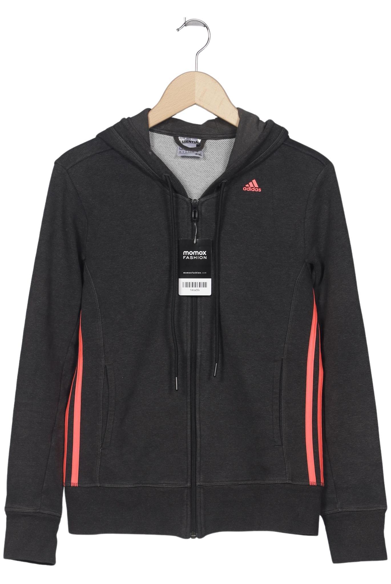 

adidas Damen Kapuzenpullover, grau, Gr. 34