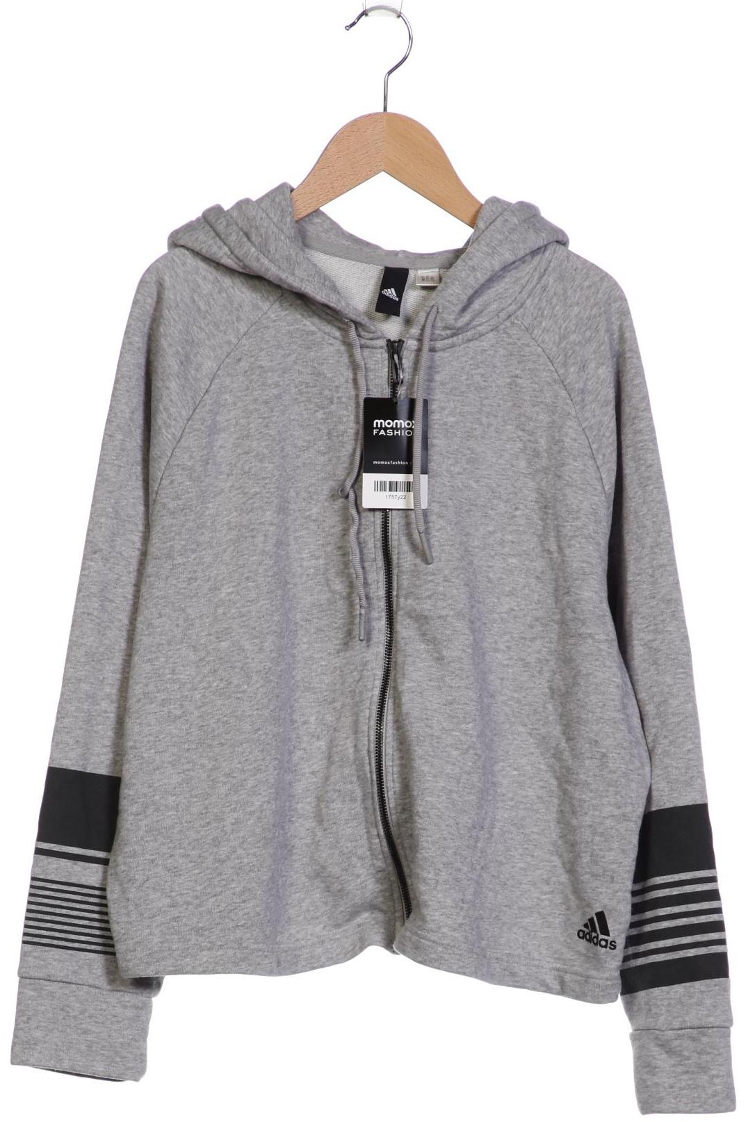 

adidas Damen Kapuzenpullover, grau, Gr. 36