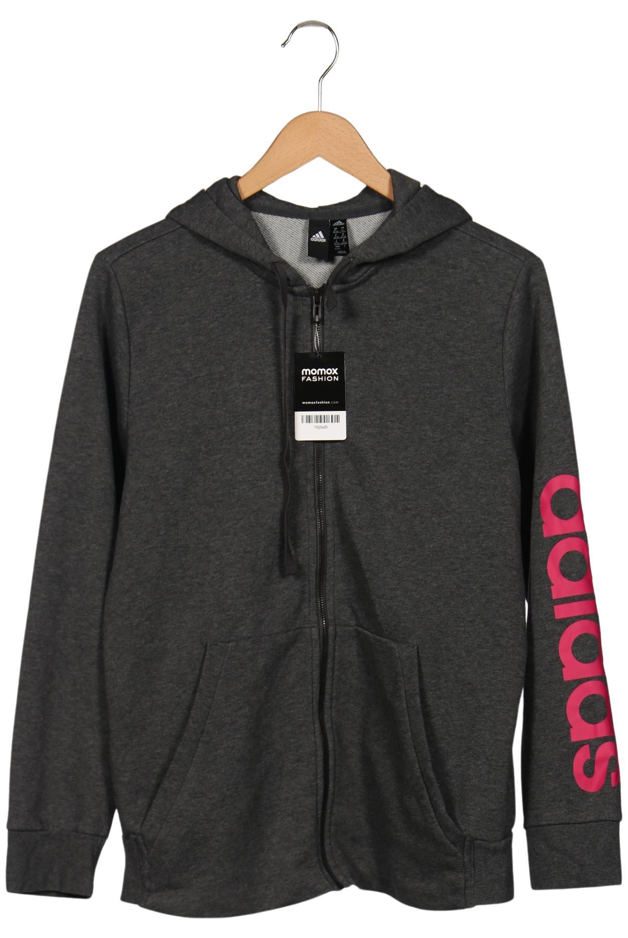 

adidas Damen Kapuzenpullover, grau, Gr. 44