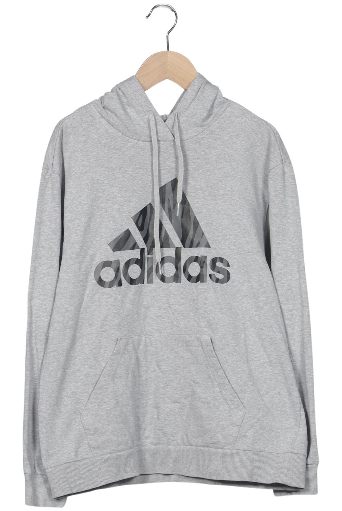 

adidas Damen Kapuzenpullover, grau, Gr. 38