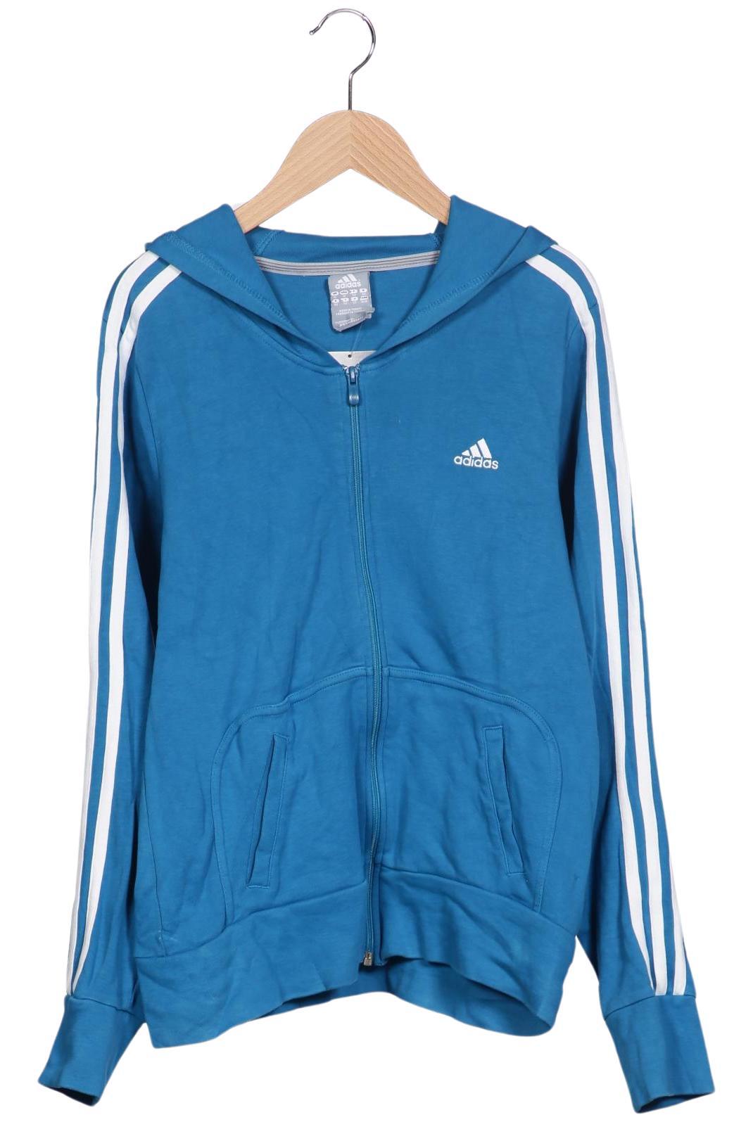 

adidas Damen Kapuzenpullover, blau, Gr. 40