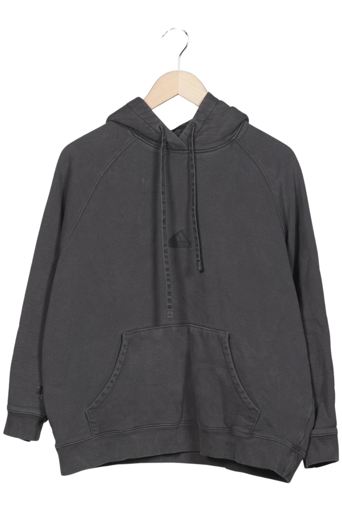 

adidas Damen Kapuzenpullover, grau, Gr. 44