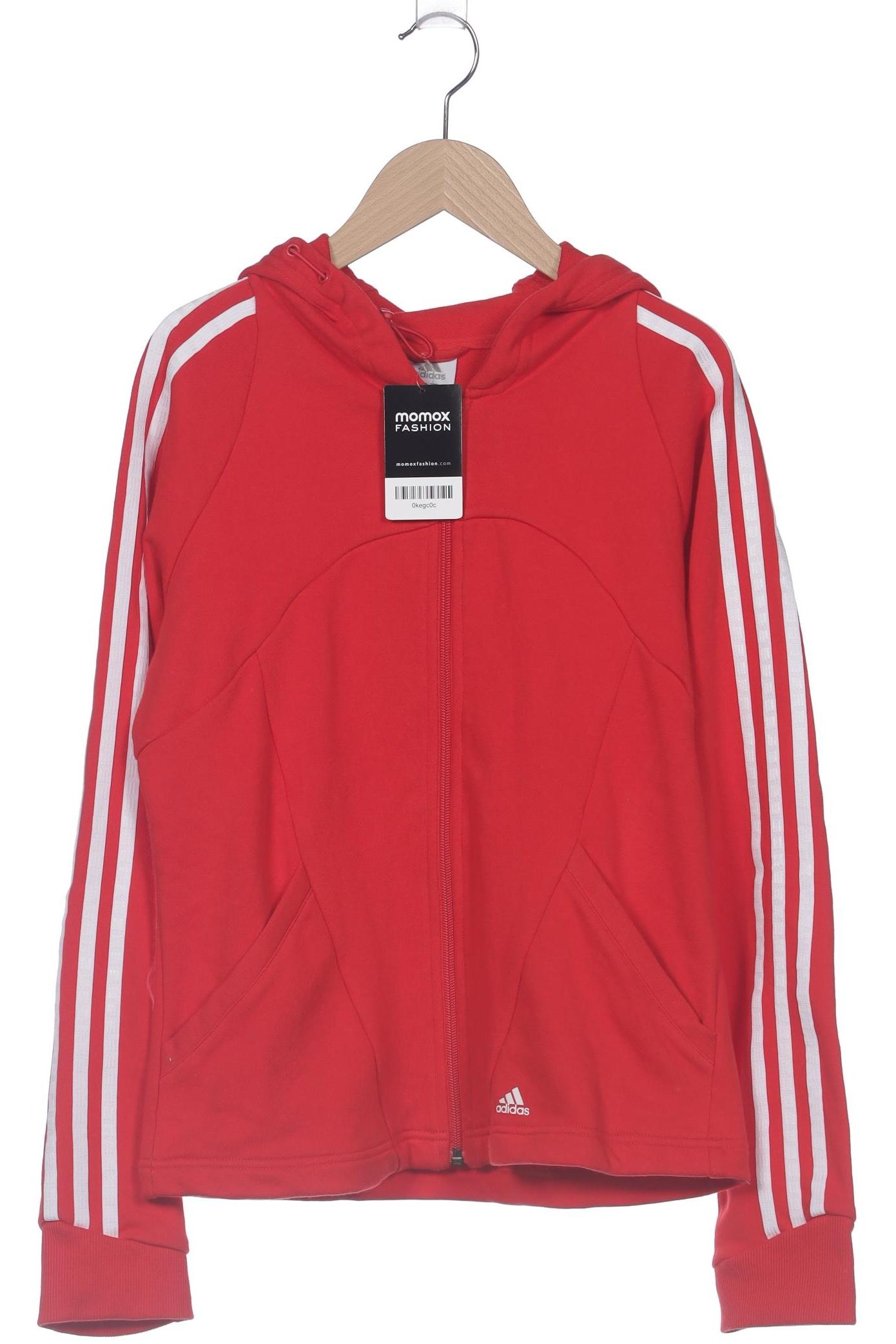 

adidas Damen Kapuzenpullover, rot, Gr. 38