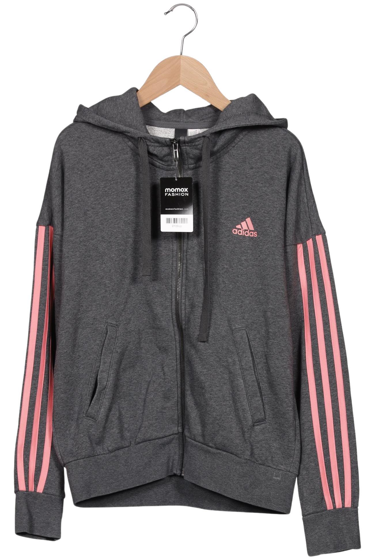 

adidas Damen Kapuzenpullover, grau, Gr. 42