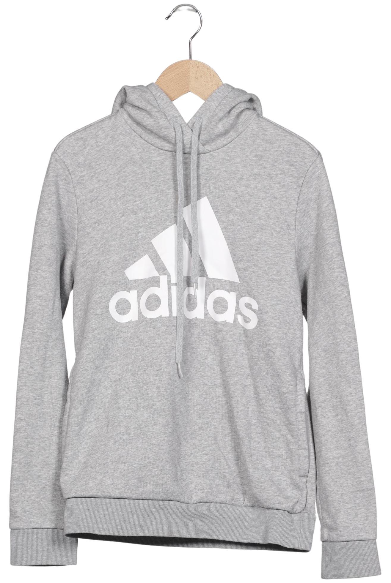 

adidas Damen Kapuzenpullover, grau, Gr. 36