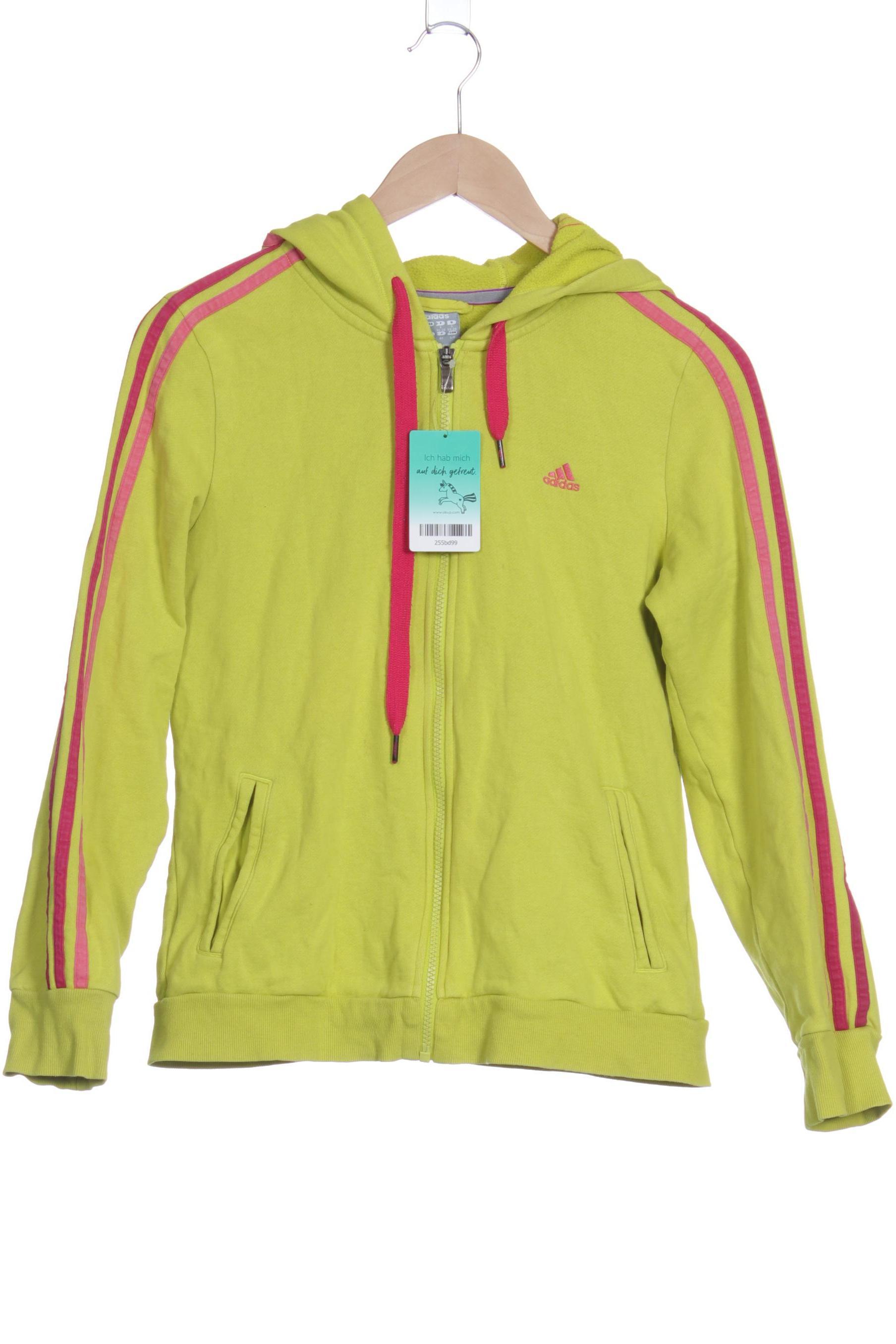 

adidas Damen Kapuzenpullover, gelb, Gr. 34
