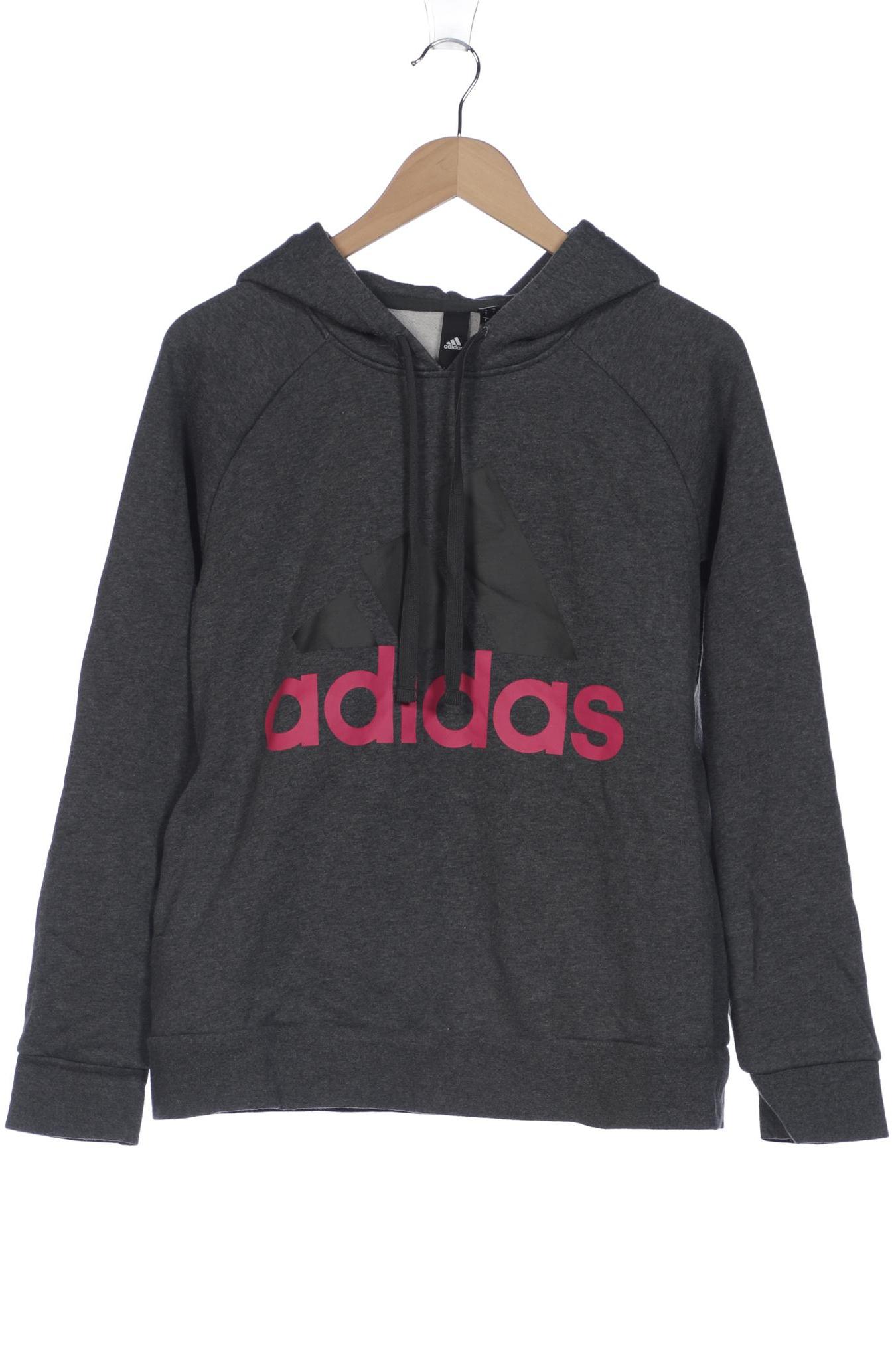 

adidas Damen Kapuzenpullover, grau, Gr. 42