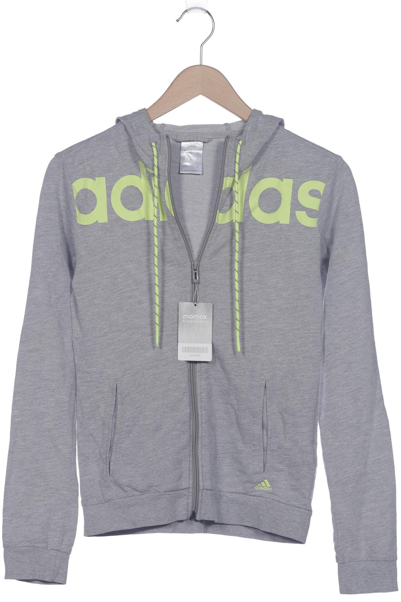 

adidas Damen Kapuzenpullover, grau, Gr. 34