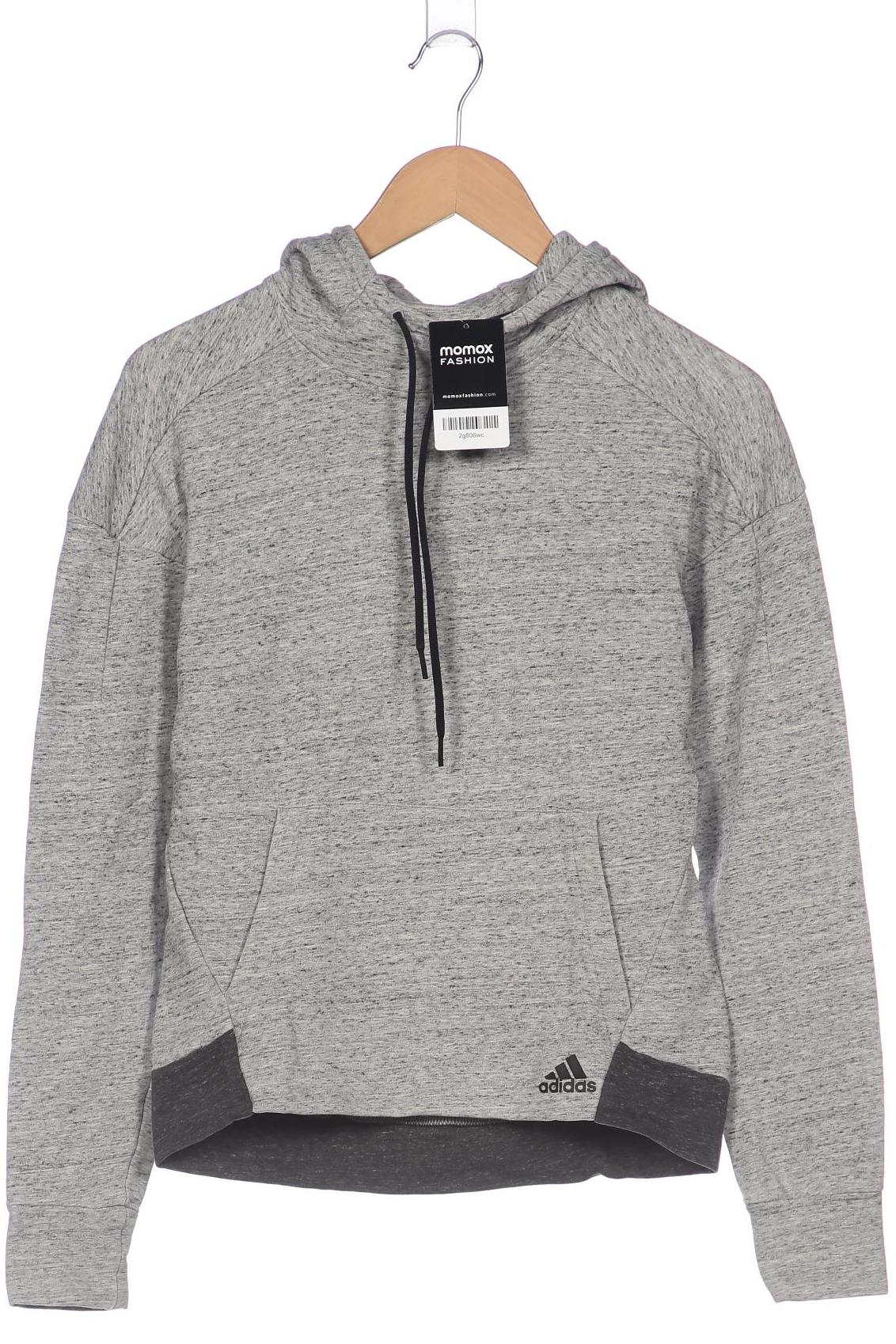 

adidas Damen Kapuzenpullover, grau, Gr. 36