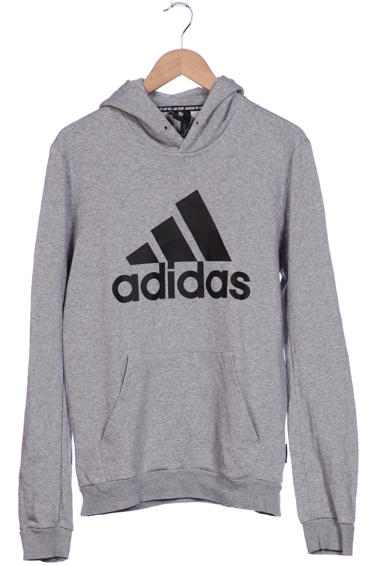

adidas Damen Kapuzenpullover, grau, Gr. 38