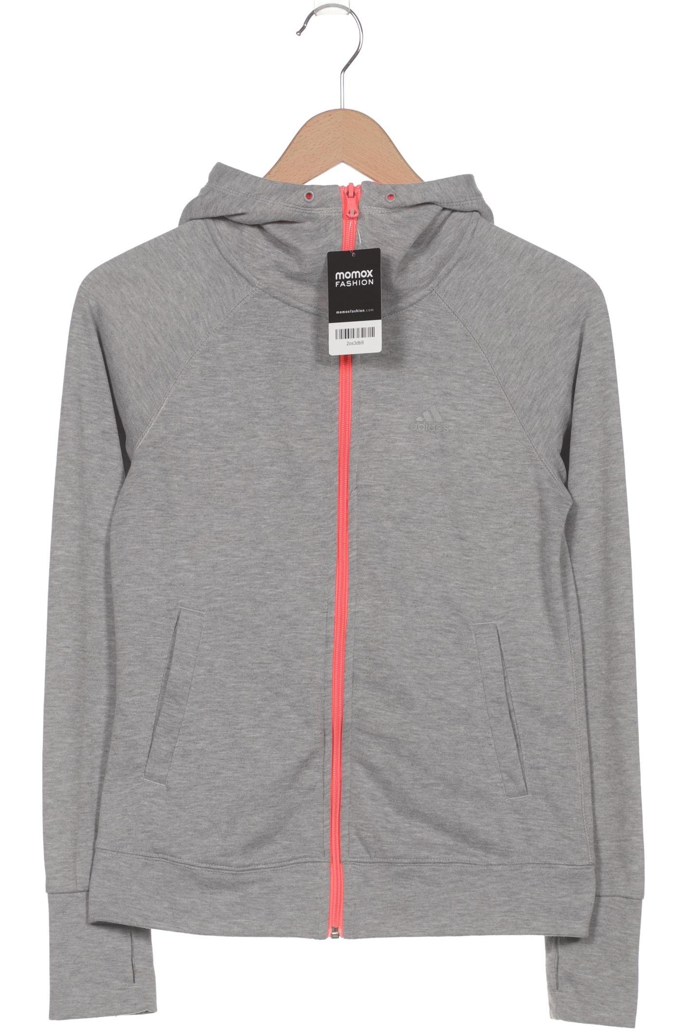 

adidas Damen Kapuzenpullover, grau, Gr. 34