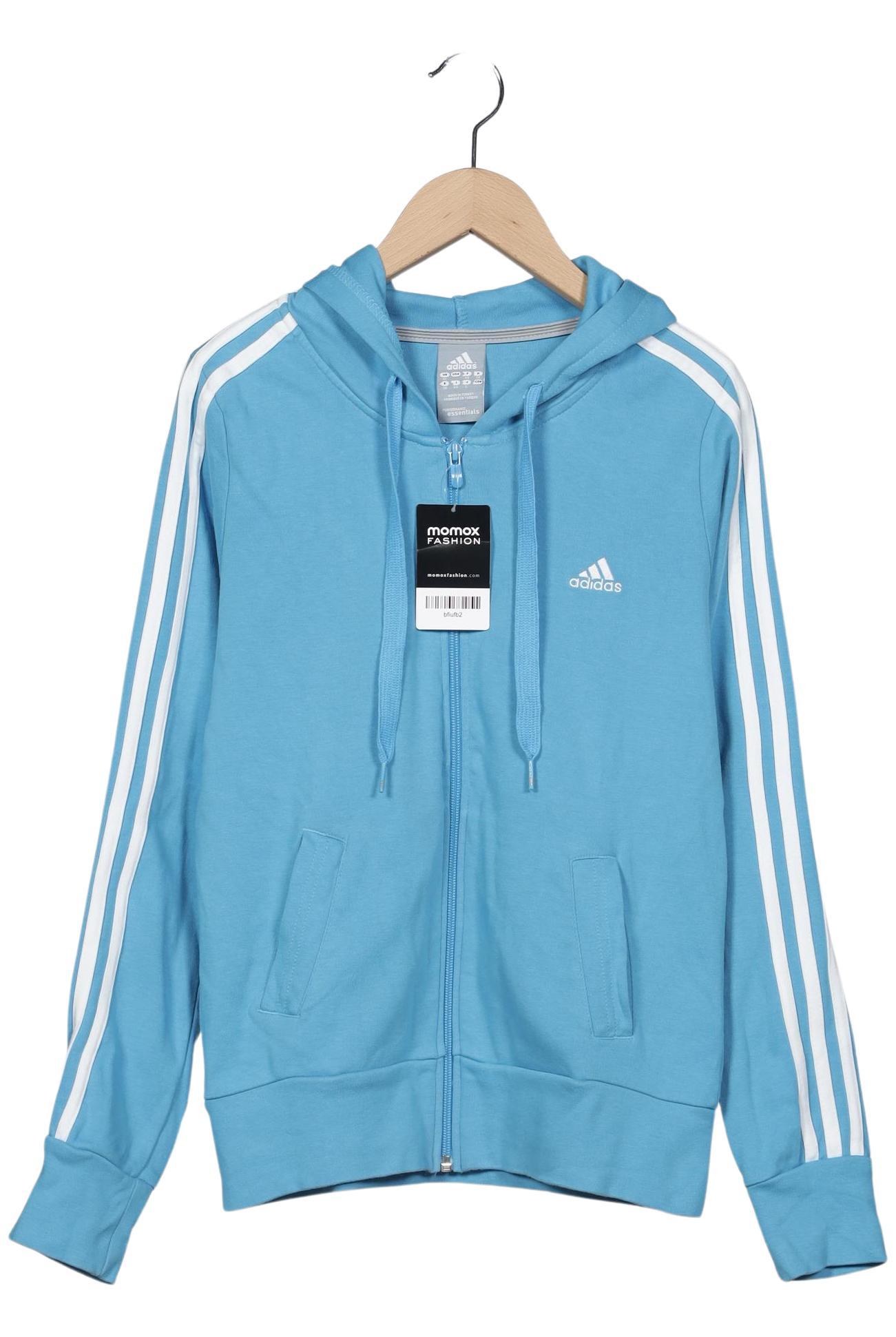 

adidas Damen Kapuzenpullover, blau, Gr. 38