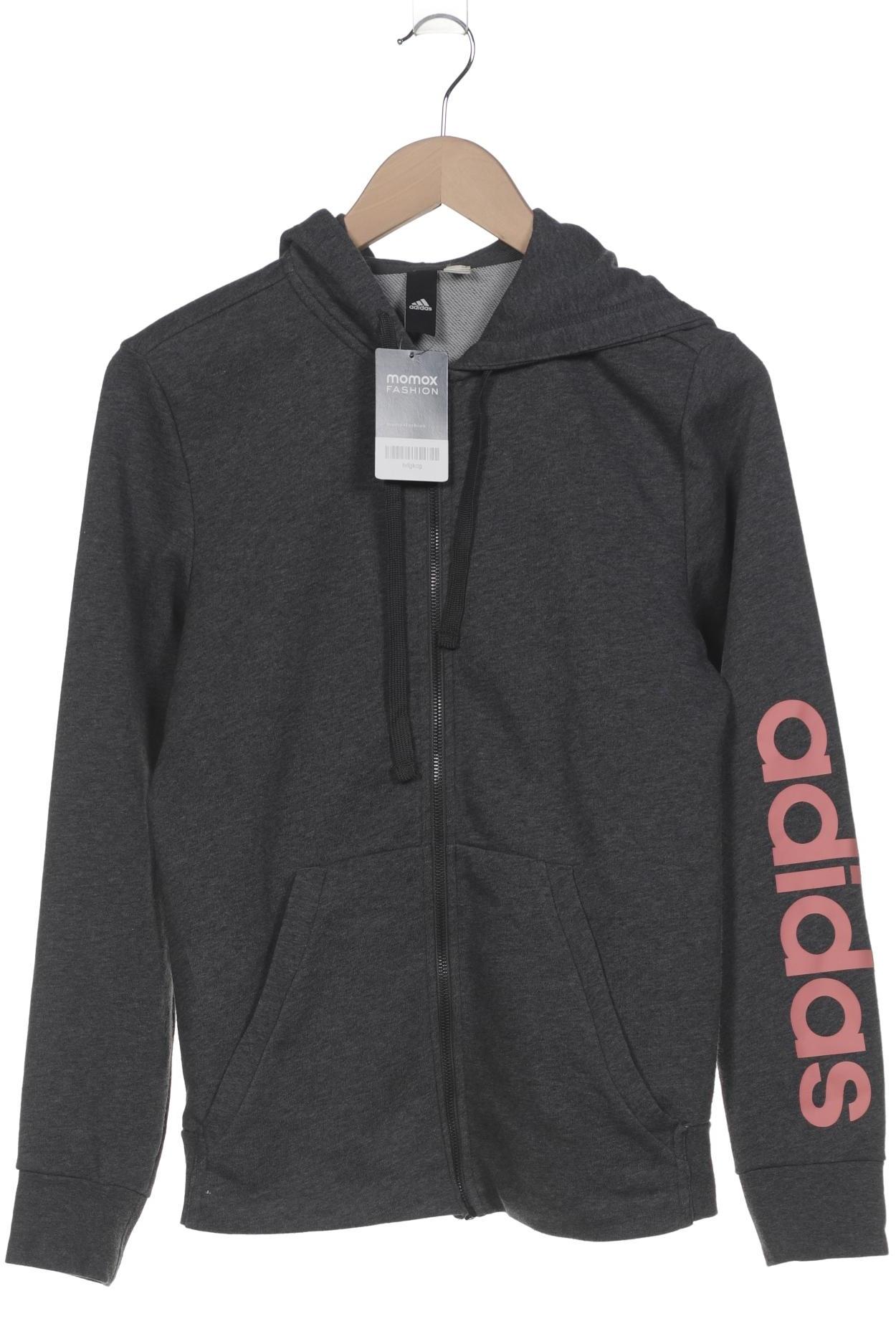 

adidas Damen Kapuzenpullover, grau, Gr. 38