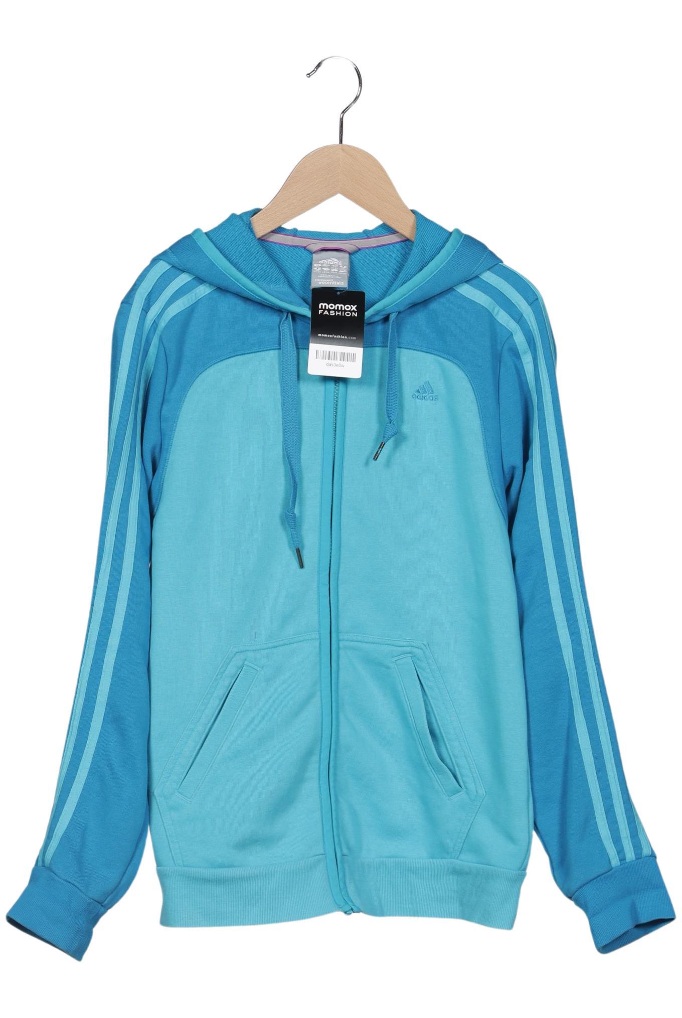 

adidas Damen Kapuzenpullover, blau, Gr. 38