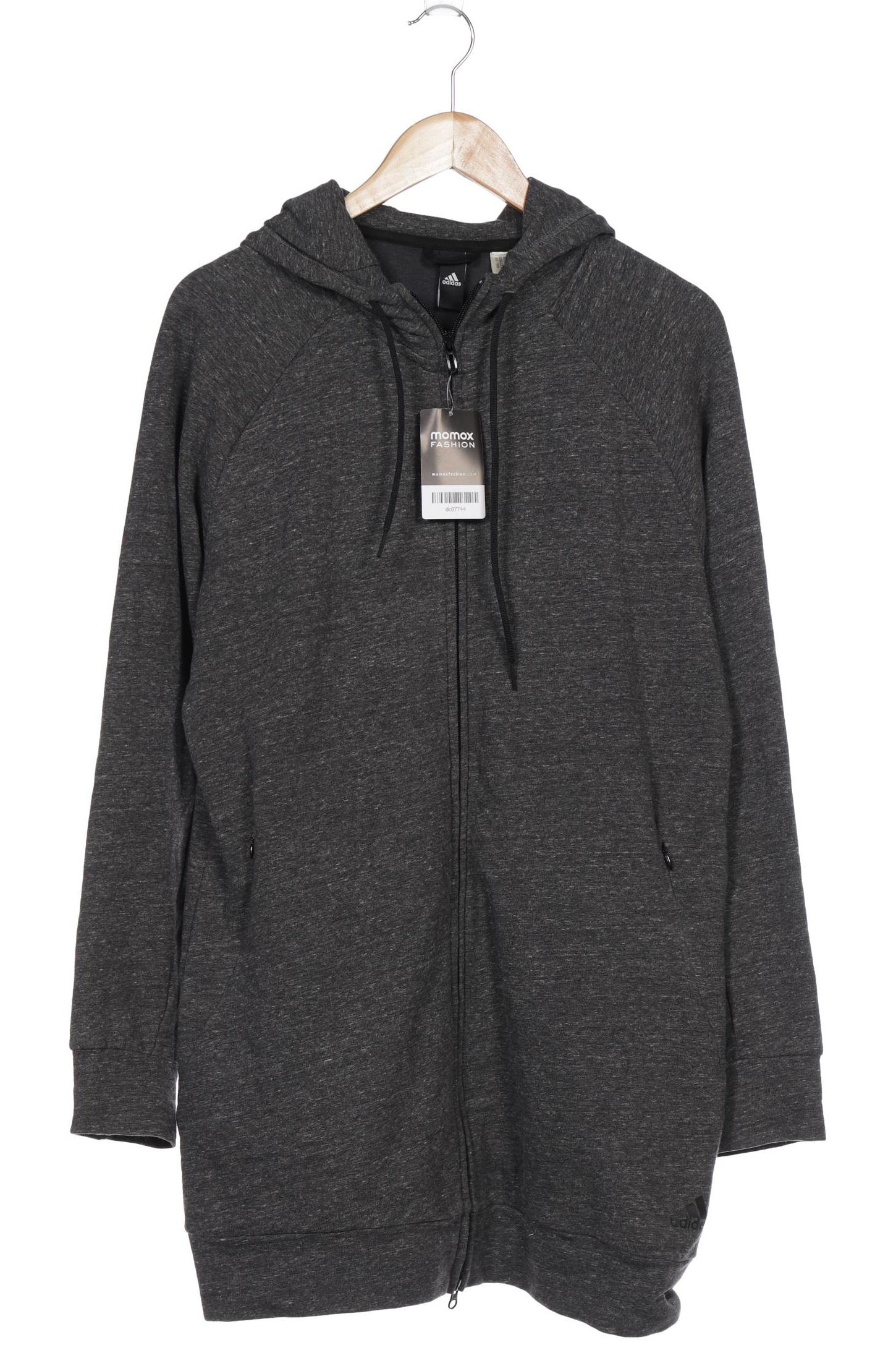 

adidas Damen Kapuzenpullover, grau, Gr. 44