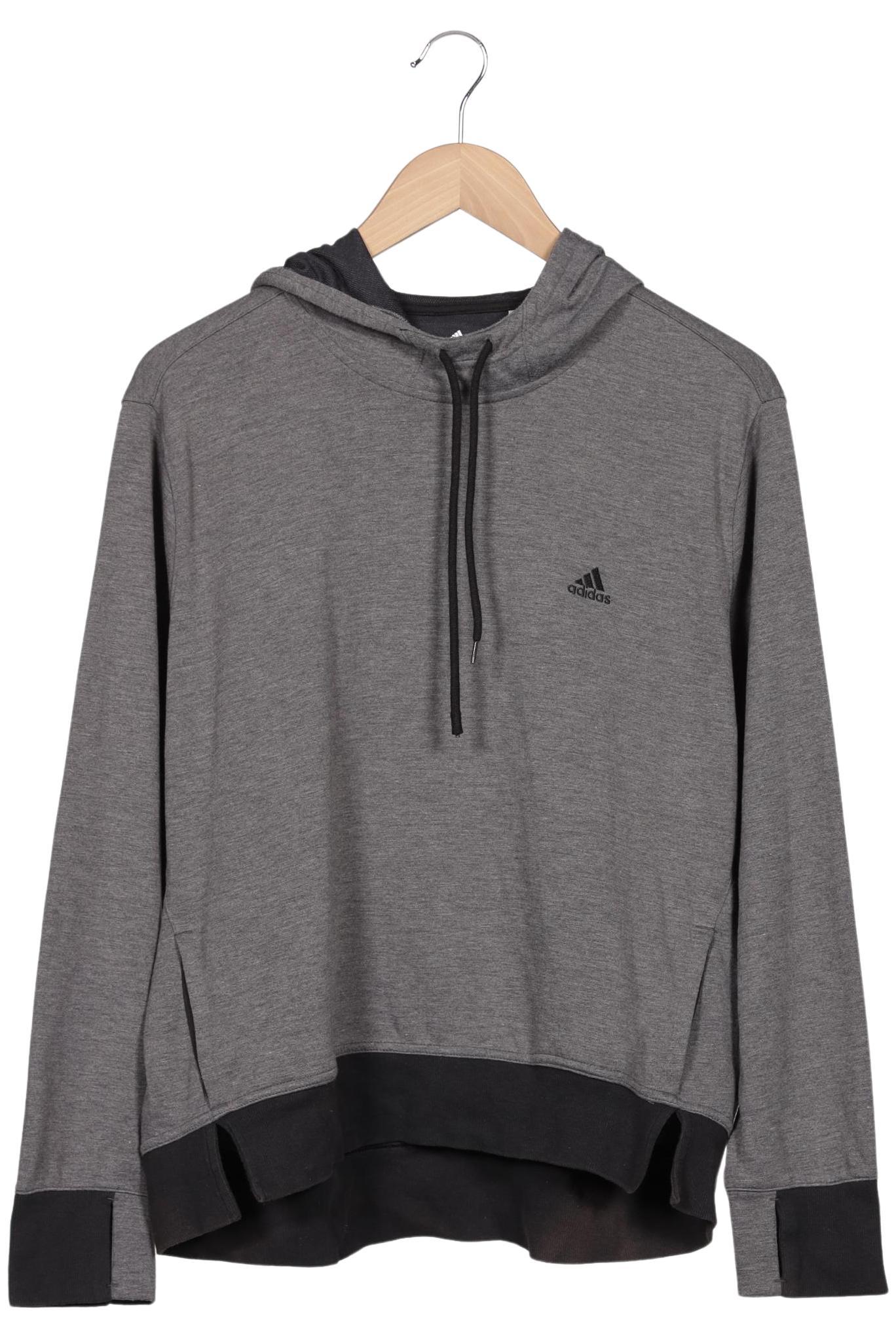 

adidas Damen Kapuzenpullover, grau, Gr. 44