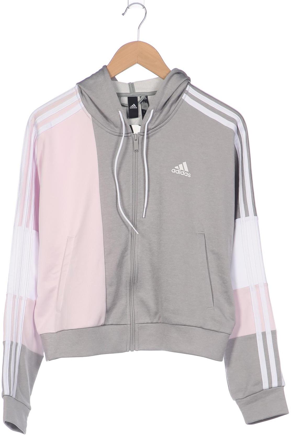 

adidas Damen Kapuzenpullover, grau, Gr. 38