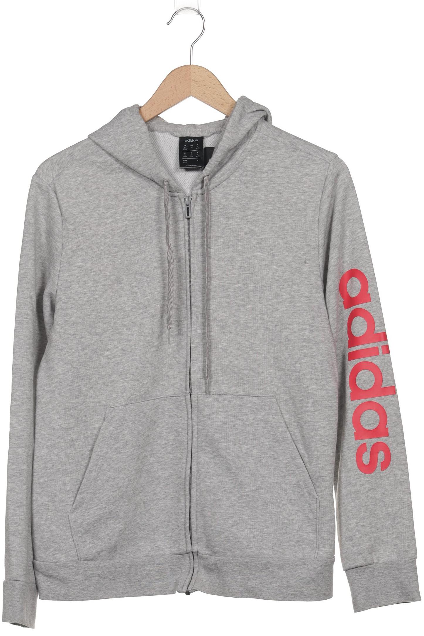 

adidas Damen Kapuzenpullover, grau, Gr. 44