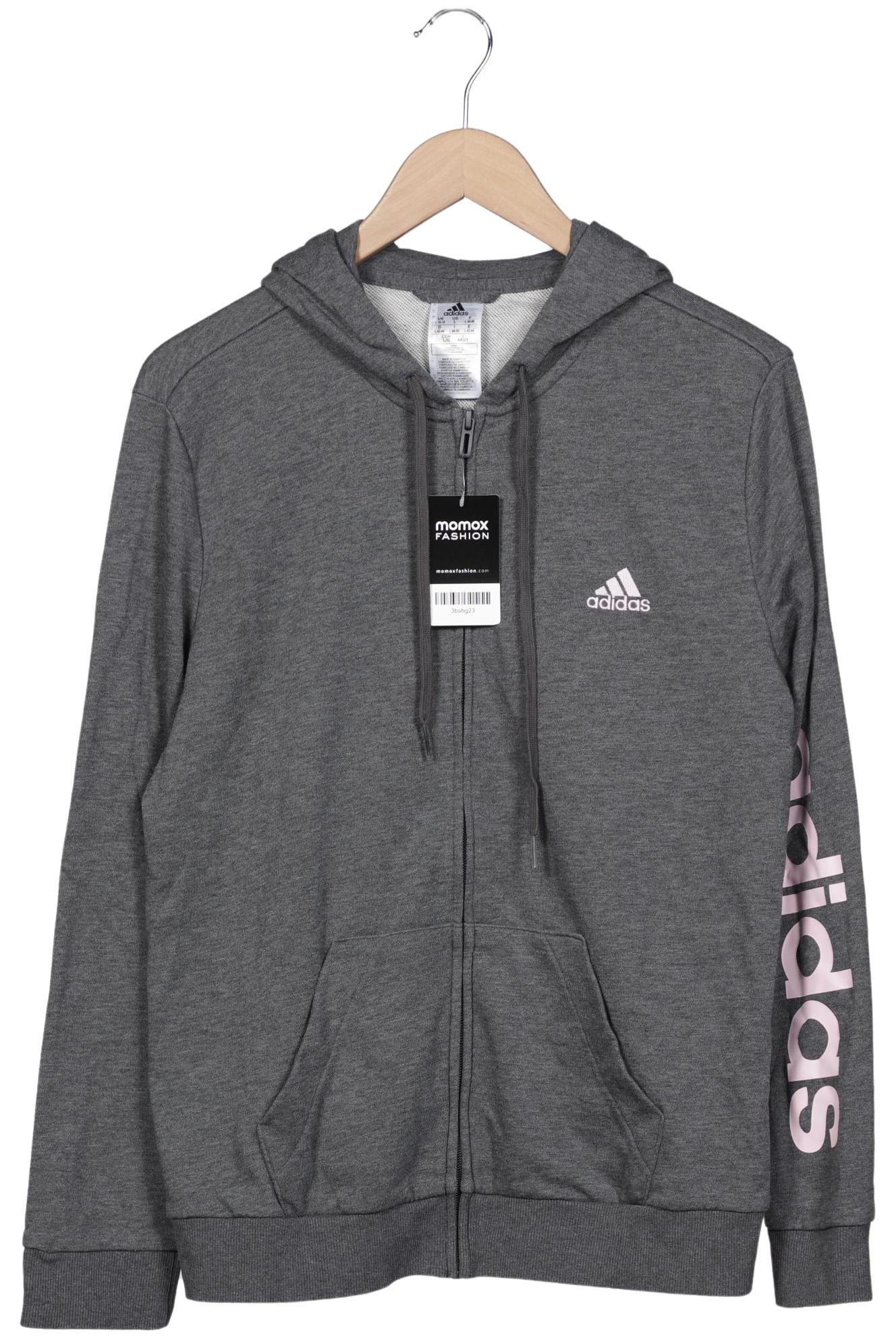 

adidas Damen Kapuzenpullover, grau, Gr. 42