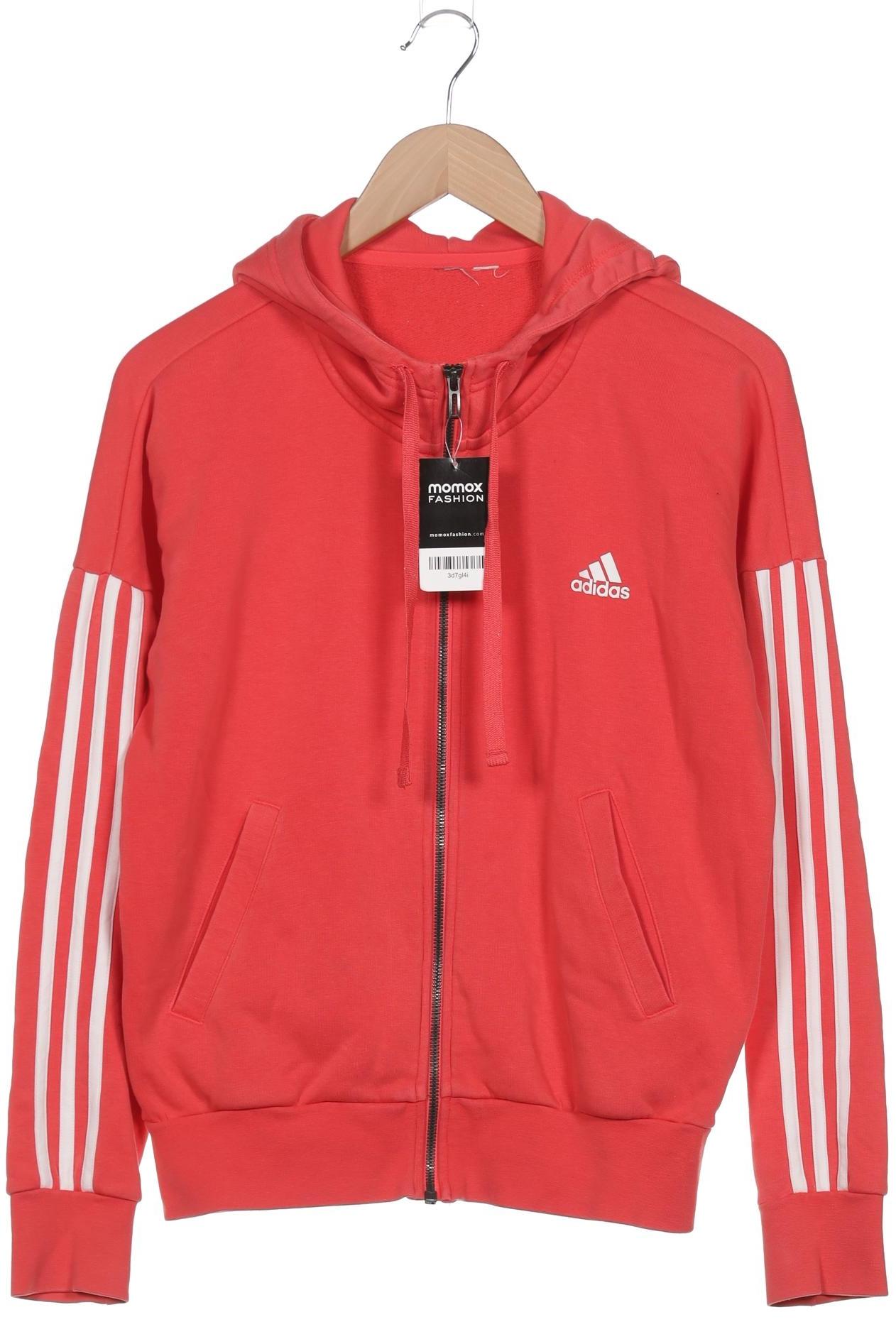 

adidas Damen Kapuzenpullover, rot, Gr. 46