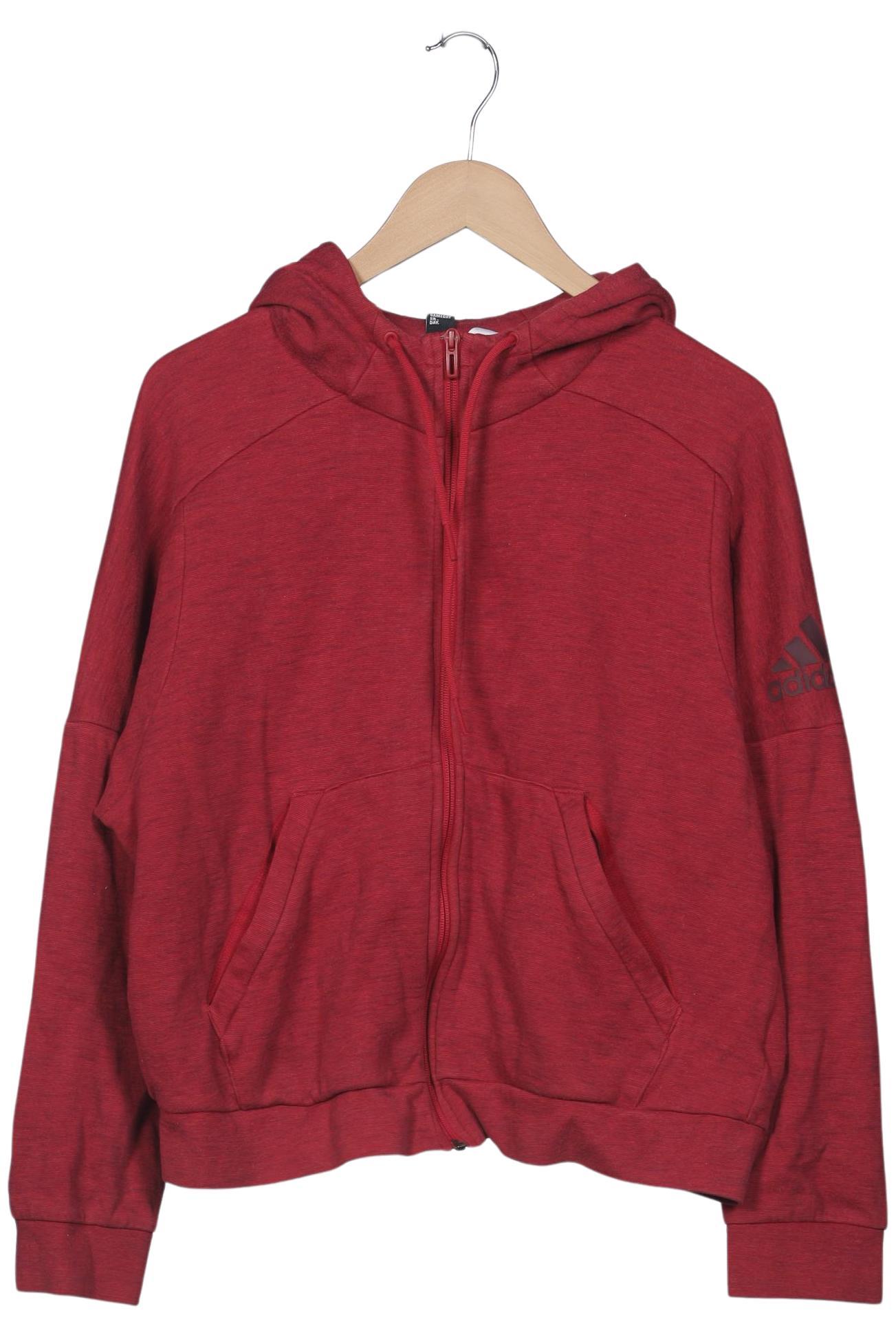 

adidas Damen Kapuzenpullover, rot, Gr. 42