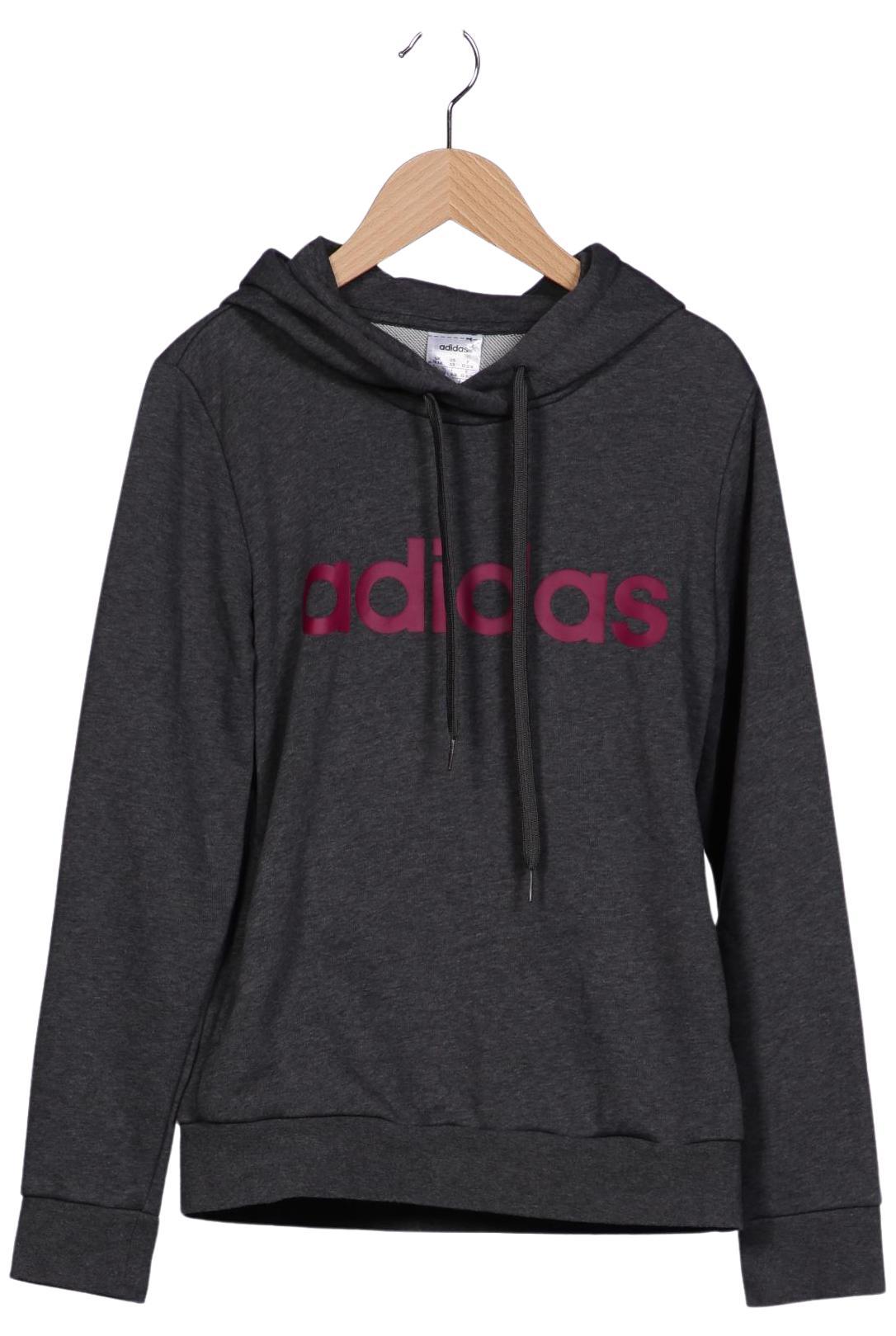 

adidas Damen Kapuzenpullover, grau, Gr. 34