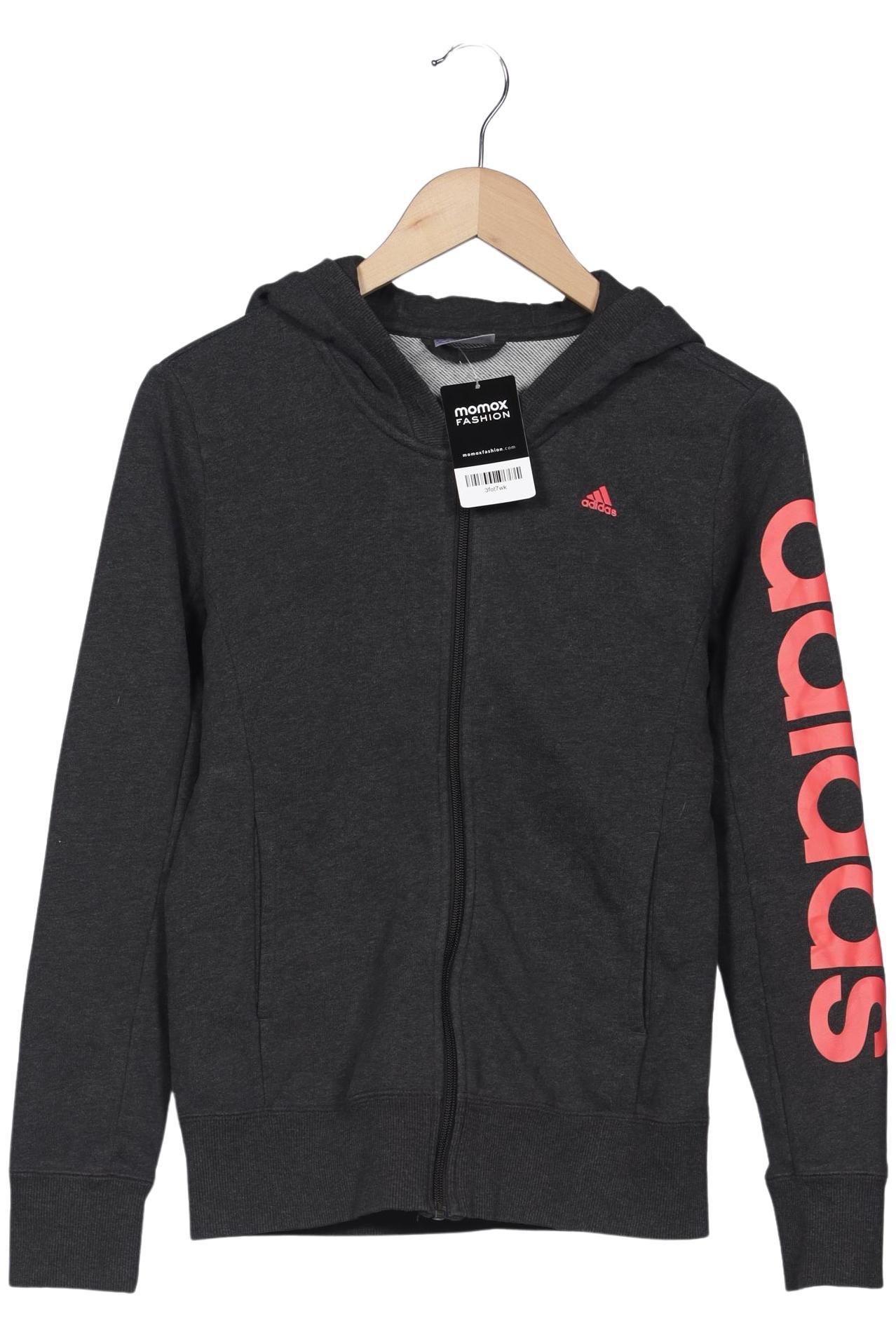 

adidas Damen Kapuzenpullover, grau, Gr. 36