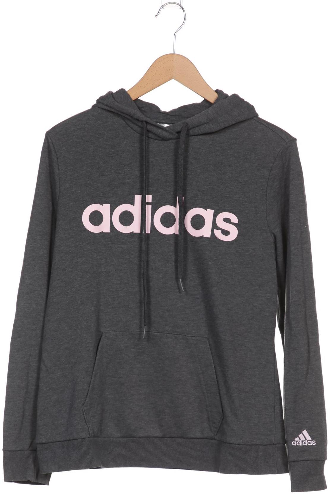 

adidas Damen Kapuzenpullover, grau, Gr. 42