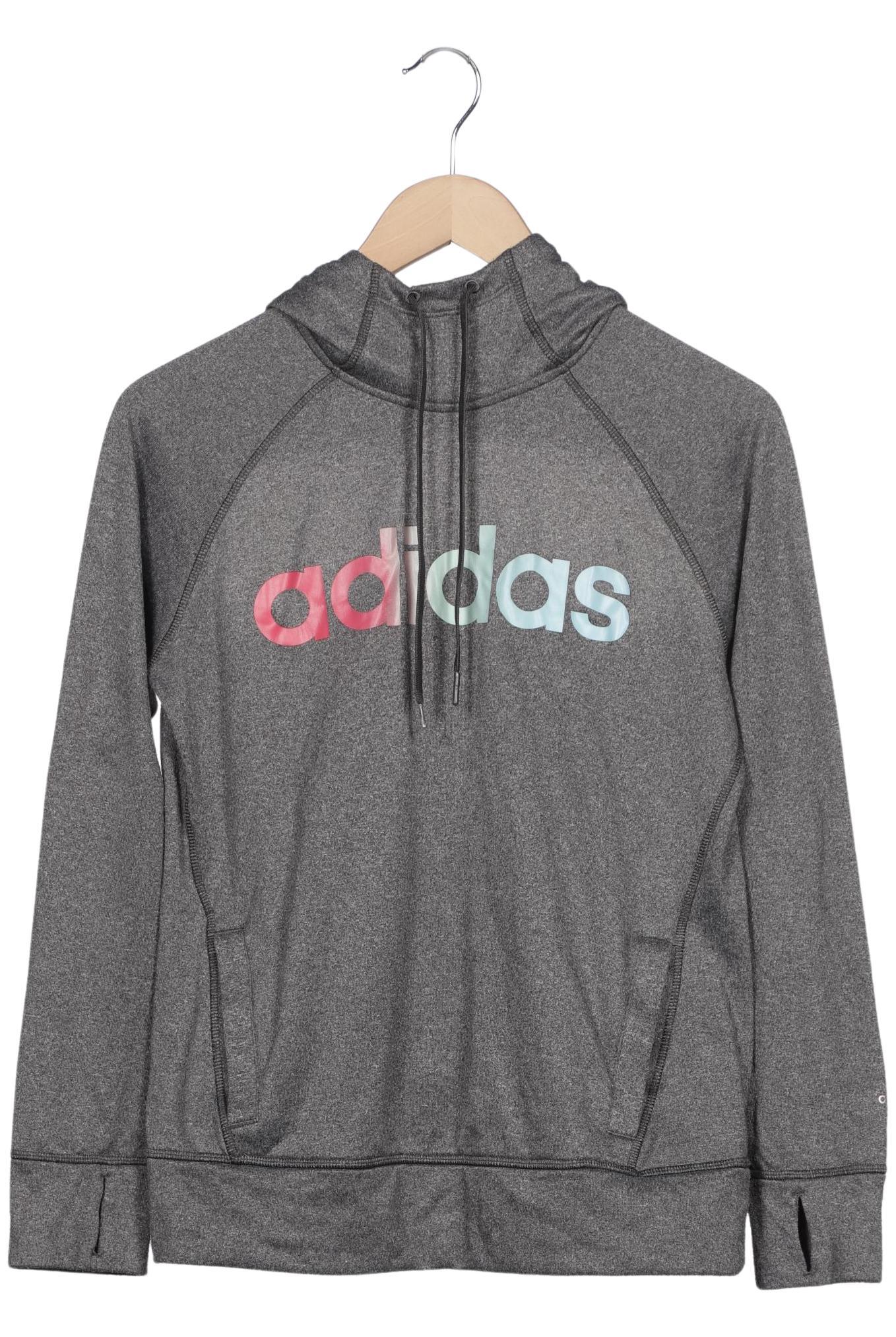 

adidas Damen Kapuzenpullover, grau, Gr. 38