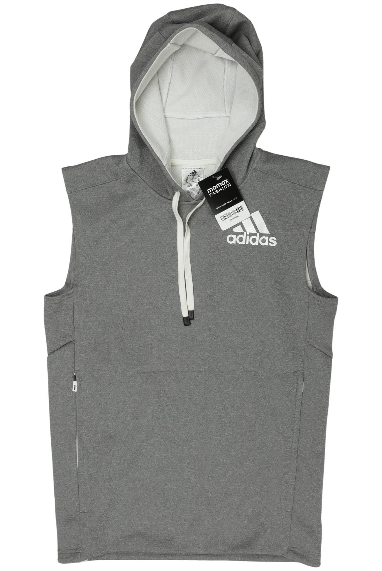 

adidas Damen Kapuzenpullover, grau, Gr. 34