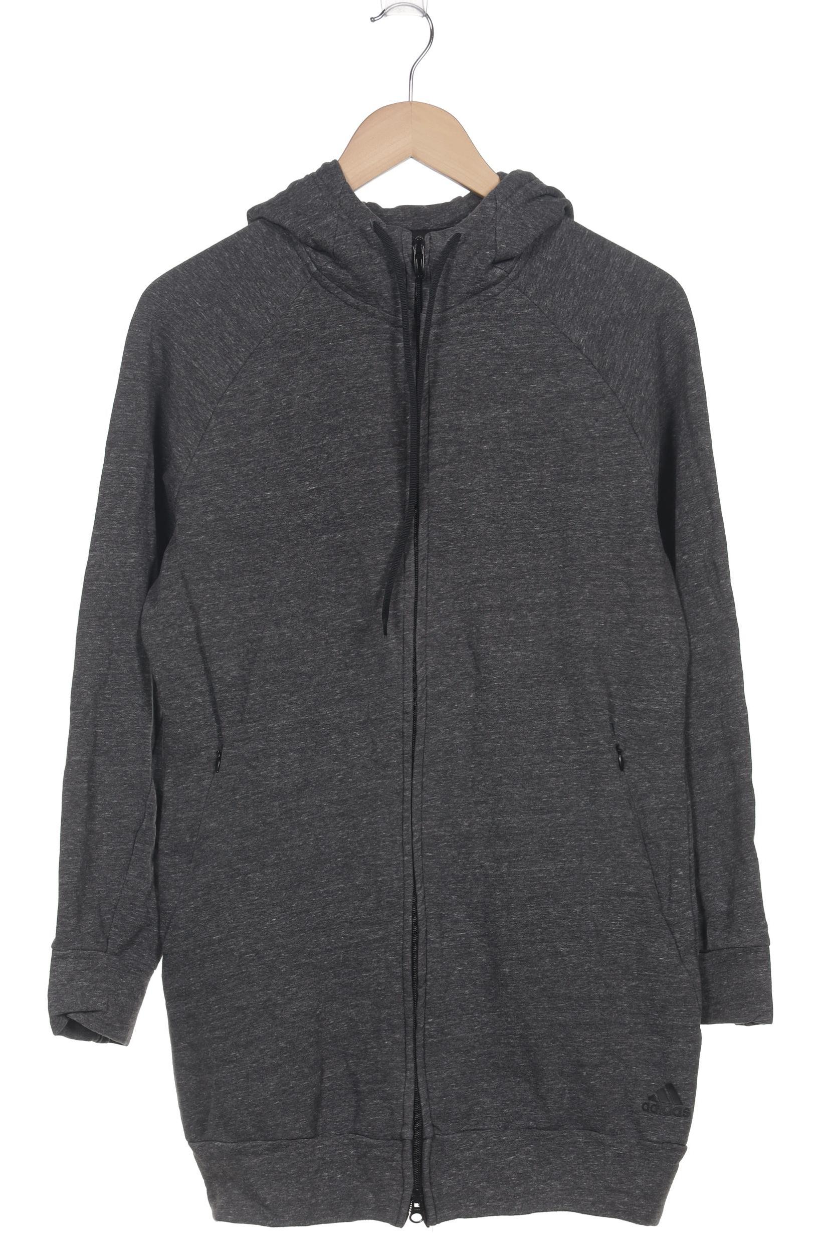 

adidas Damen Kapuzenpullover, grau, Gr. 42