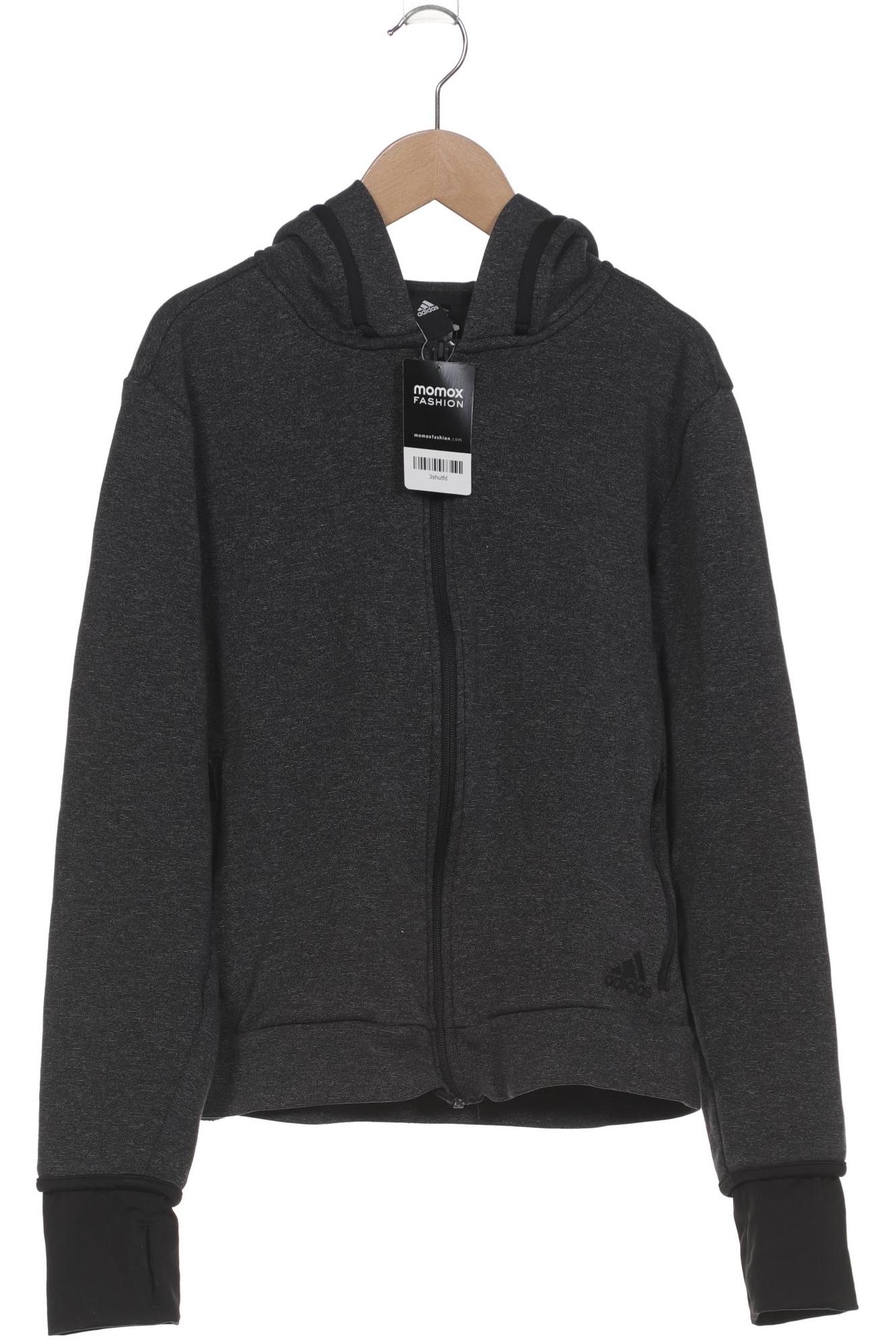 

adidas Damen Kapuzenpullover, grau, Gr. 38