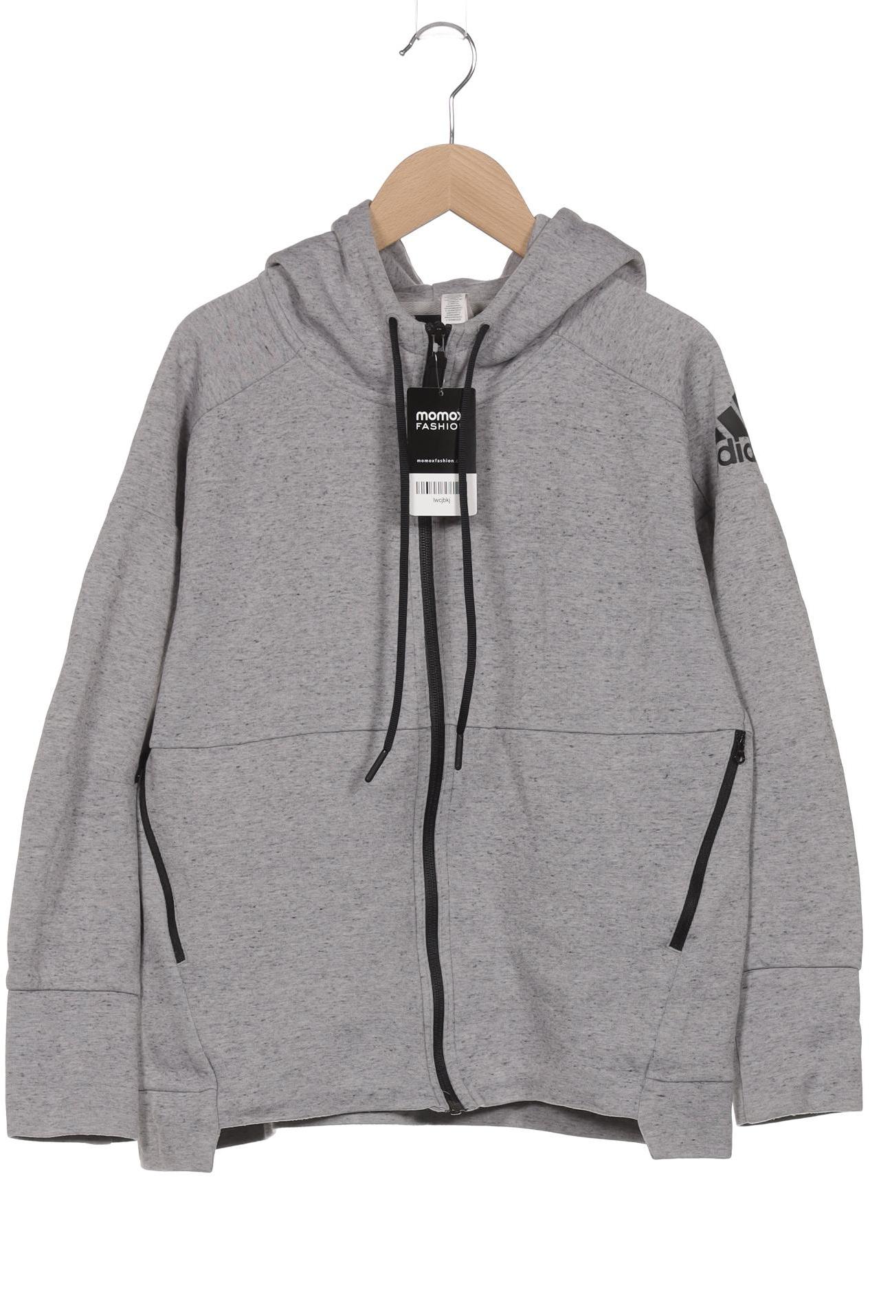 

adidas Damen Kapuzenpullover, grau, Gr. 36