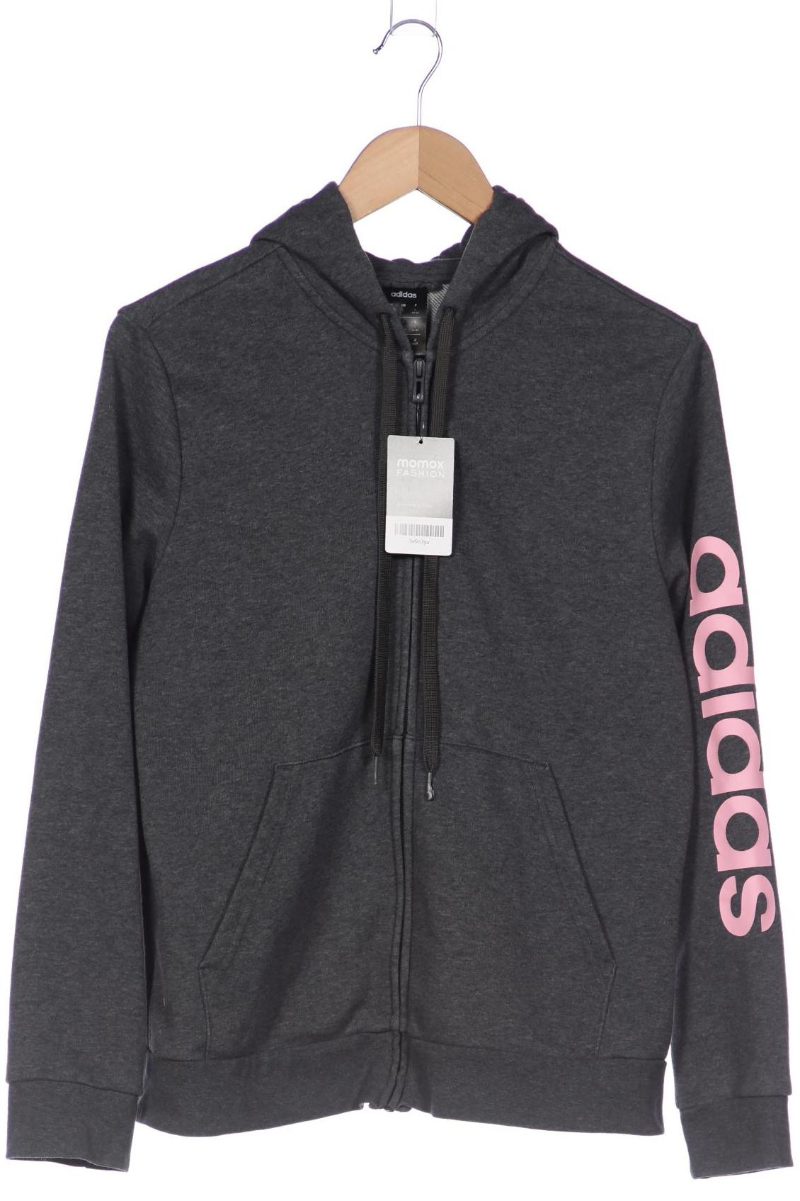 

adidas Damen Kapuzenpullover, grau, Gr. 42