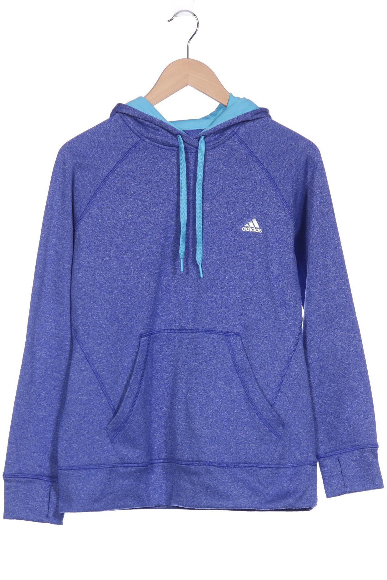 

adidas Damen Kapuzenpullover, blau, Gr. 42