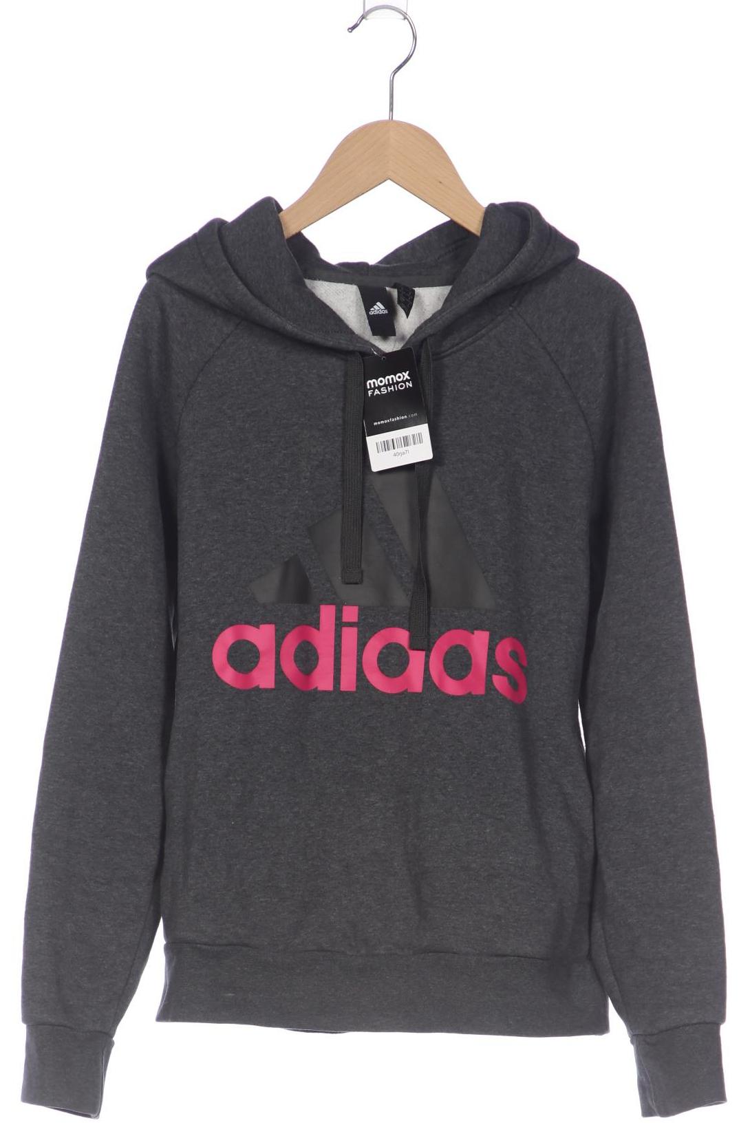 

adidas Damen Kapuzenpullover, grau, Gr. 36