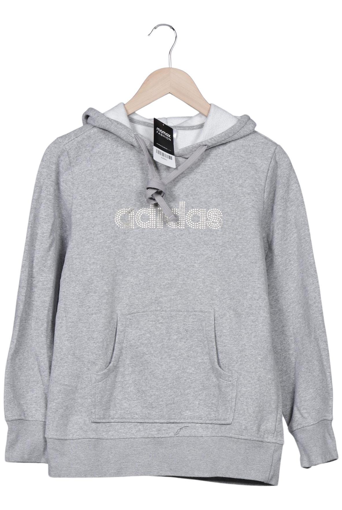 

adidas Damen Kapuzenpullover, grau, Gr. 42