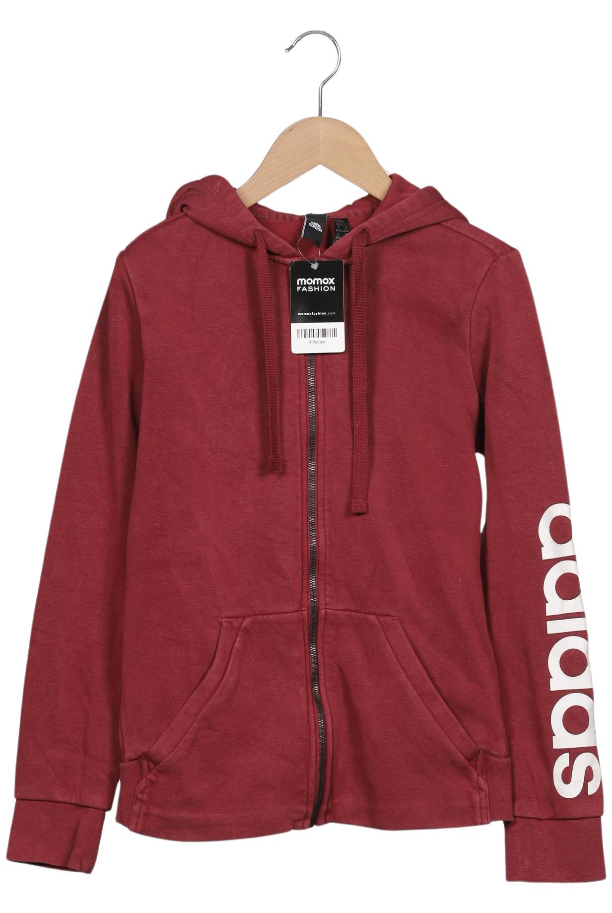 

adidas Damen Kapuzenpullover, rot, Gr. 36