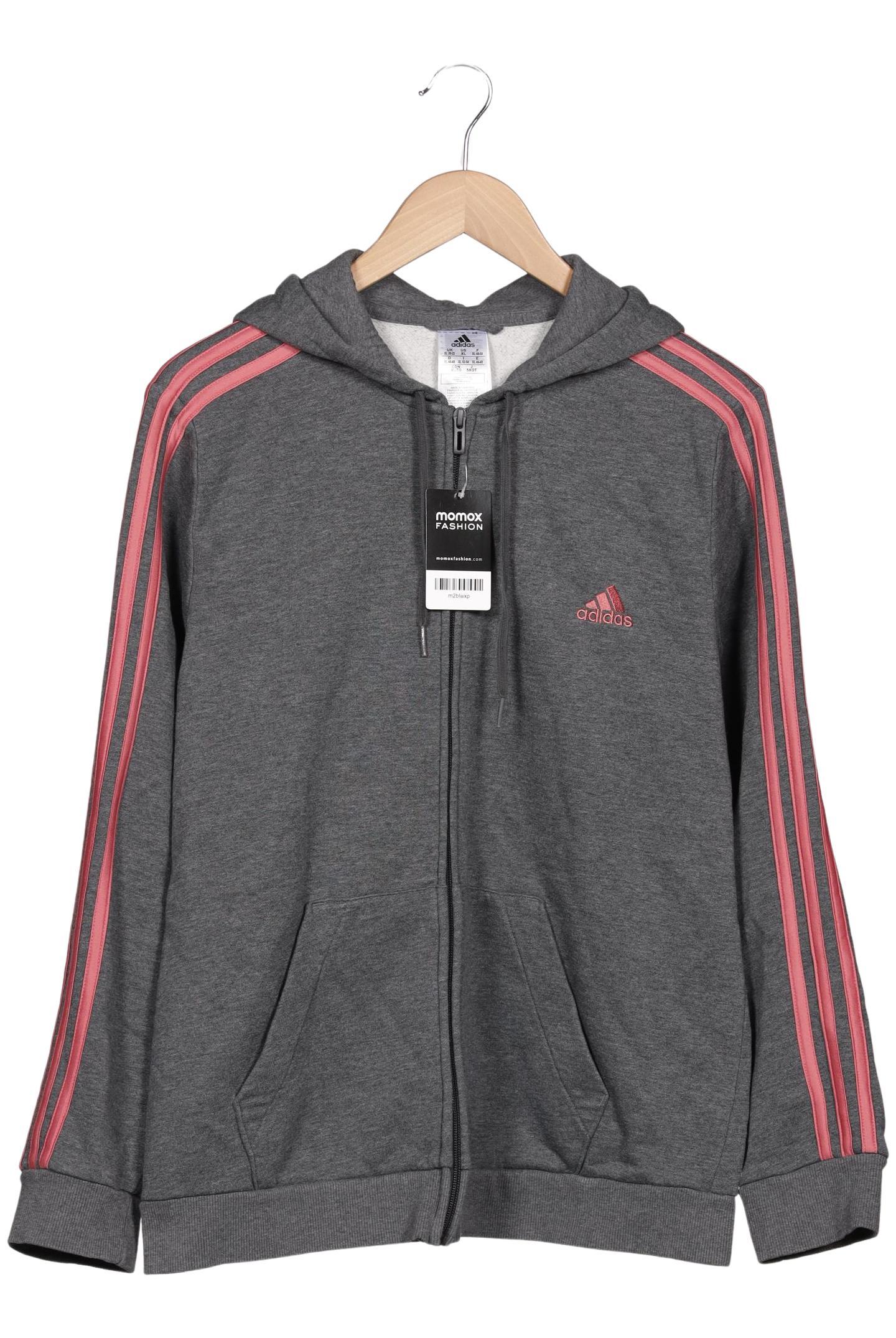 

adidas Damen Kapuzenpullover, grau, Gr. 46