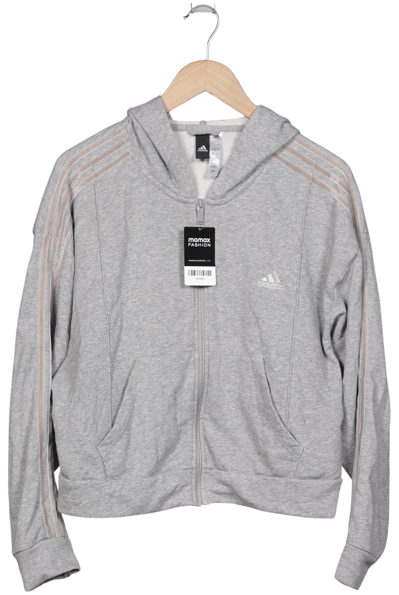 

adidas Damen Kapuzenpullover, grau, Gr. 42