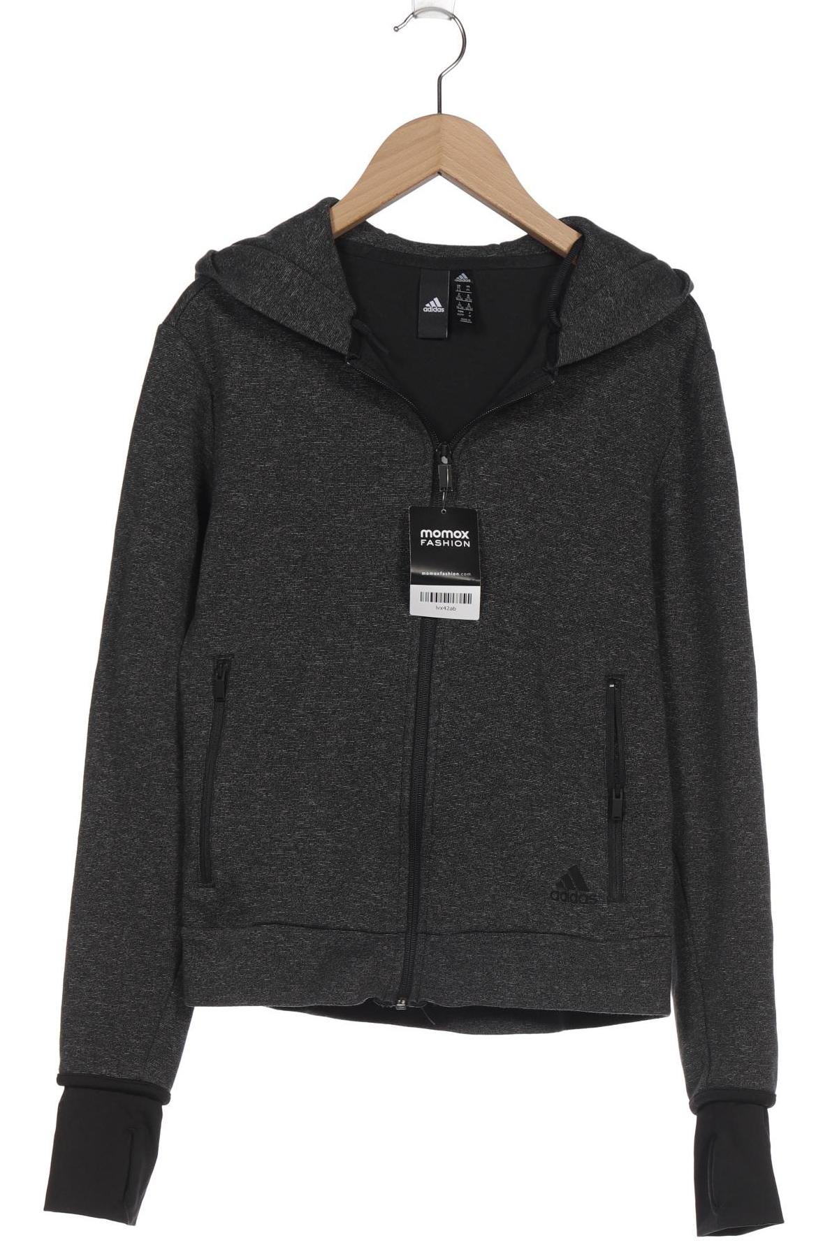 

adidas Damen Kapuzenpullover, grau, Gr. 34