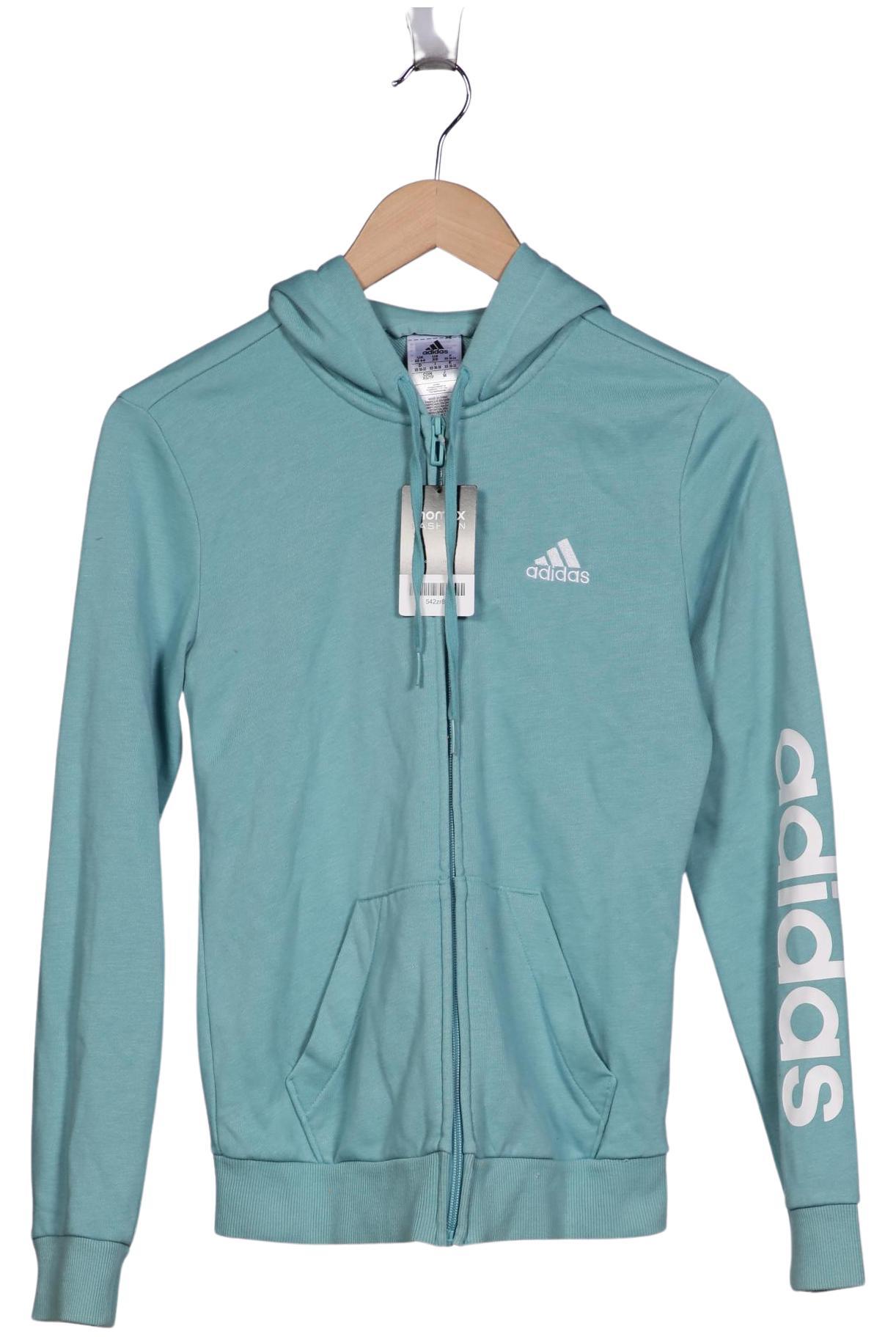 

adidas Damen Kapuzenpullover, türkis, Gr. 34