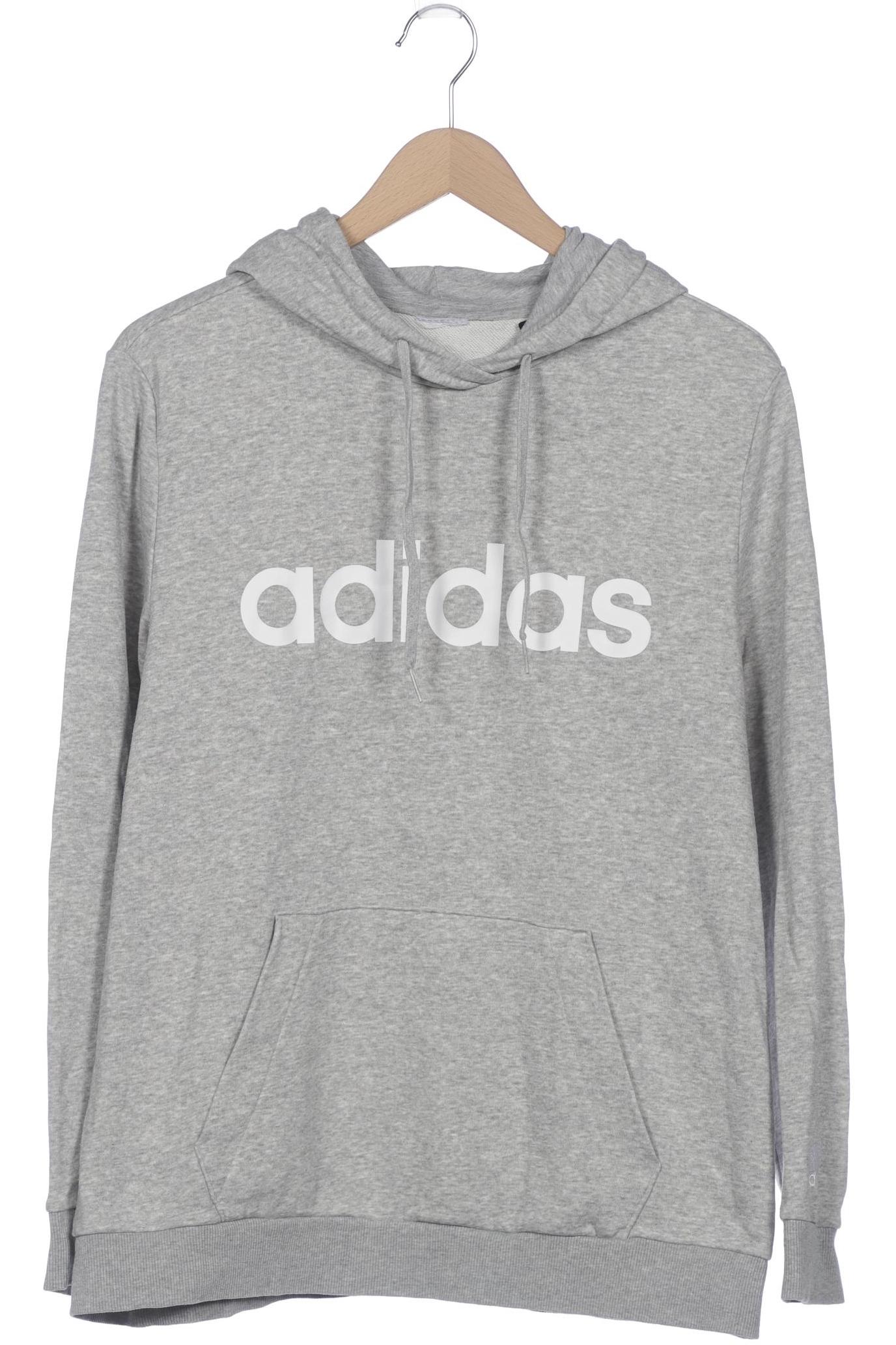 

adidas Damen Kapuzenpullover, grau, Gr. 48