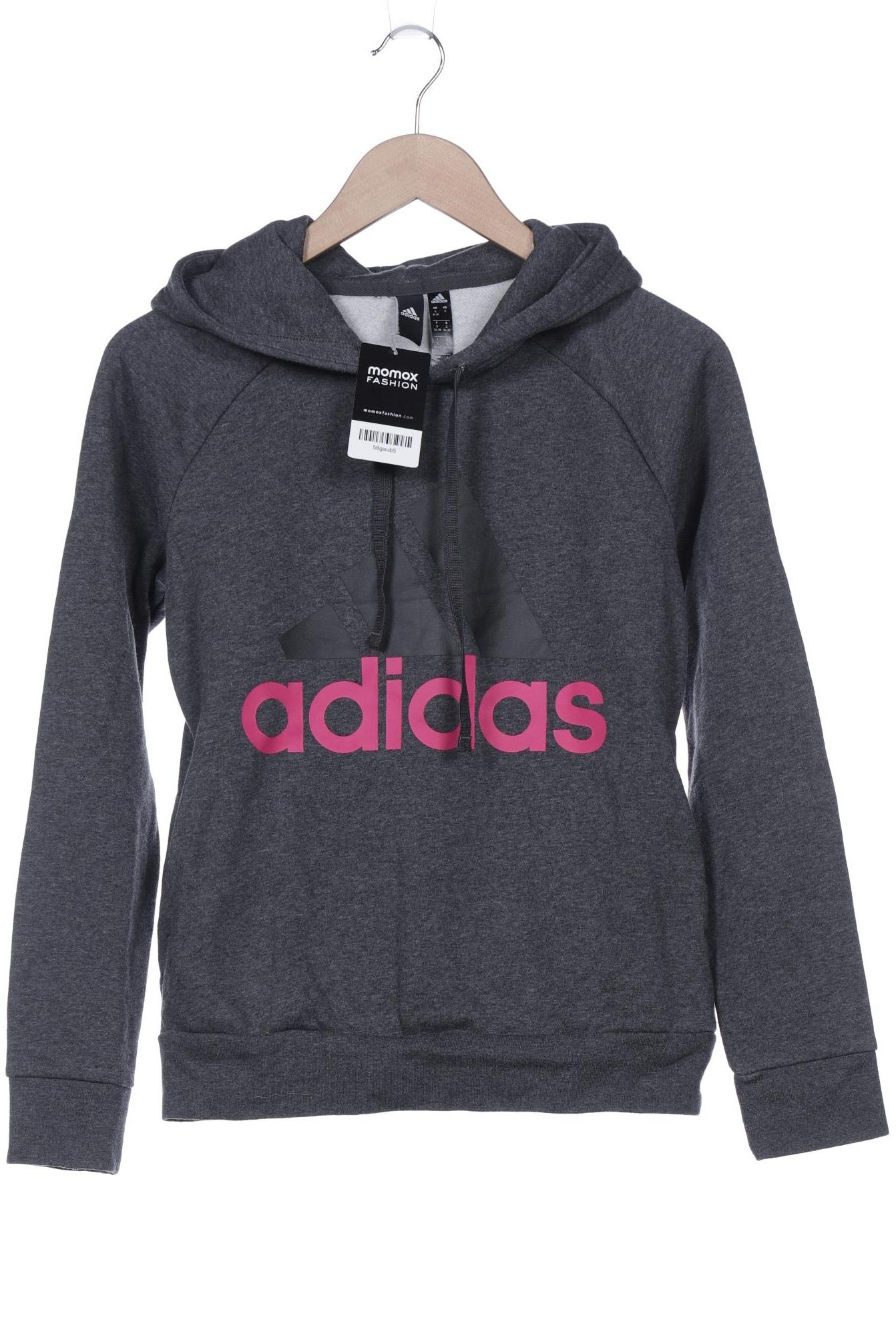 

adidas Damen Kapuzenpullover, grau, Gr. 36
