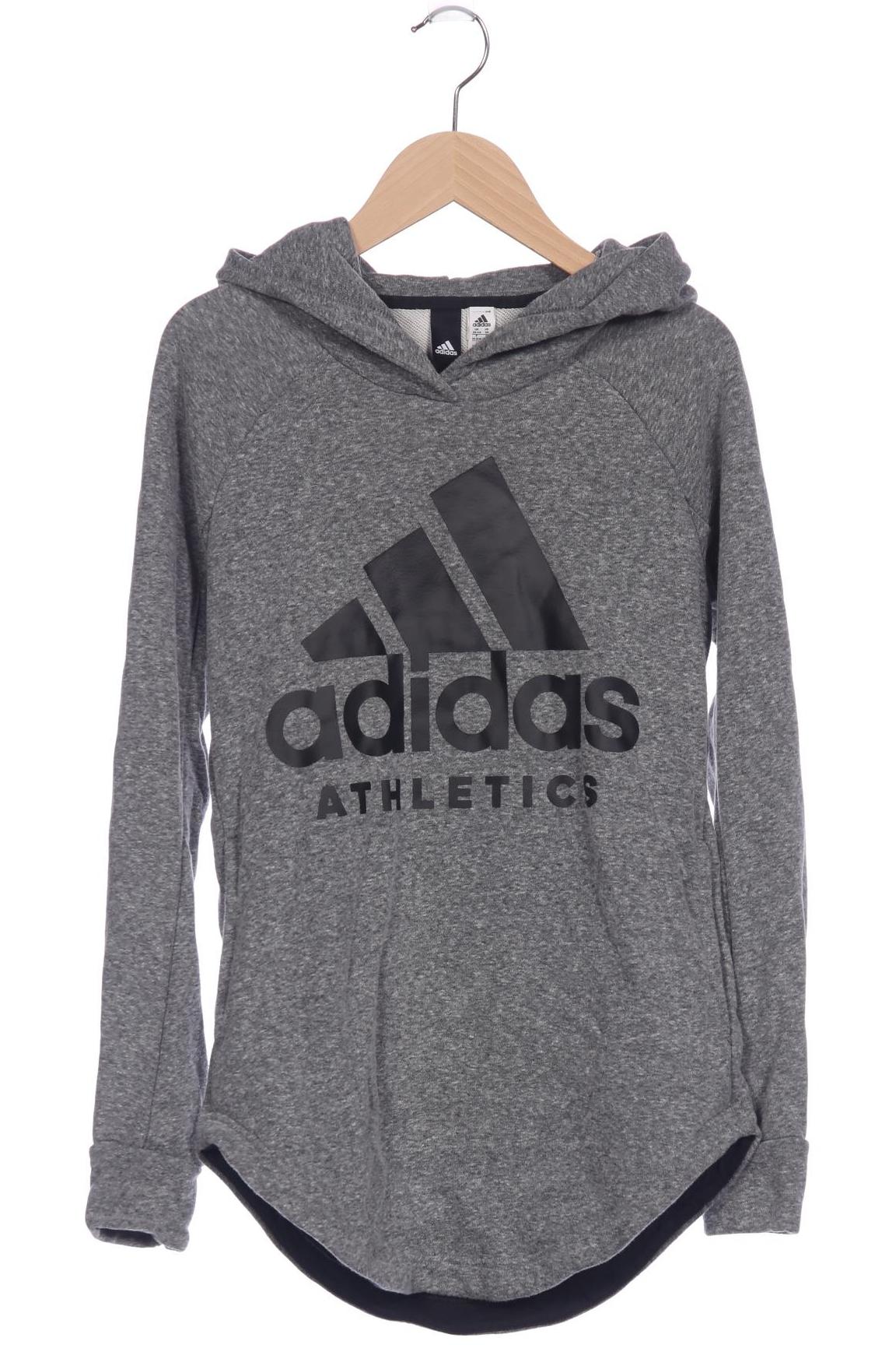 

adidas Damen Kapuzenpullover, grau, Gr. 34