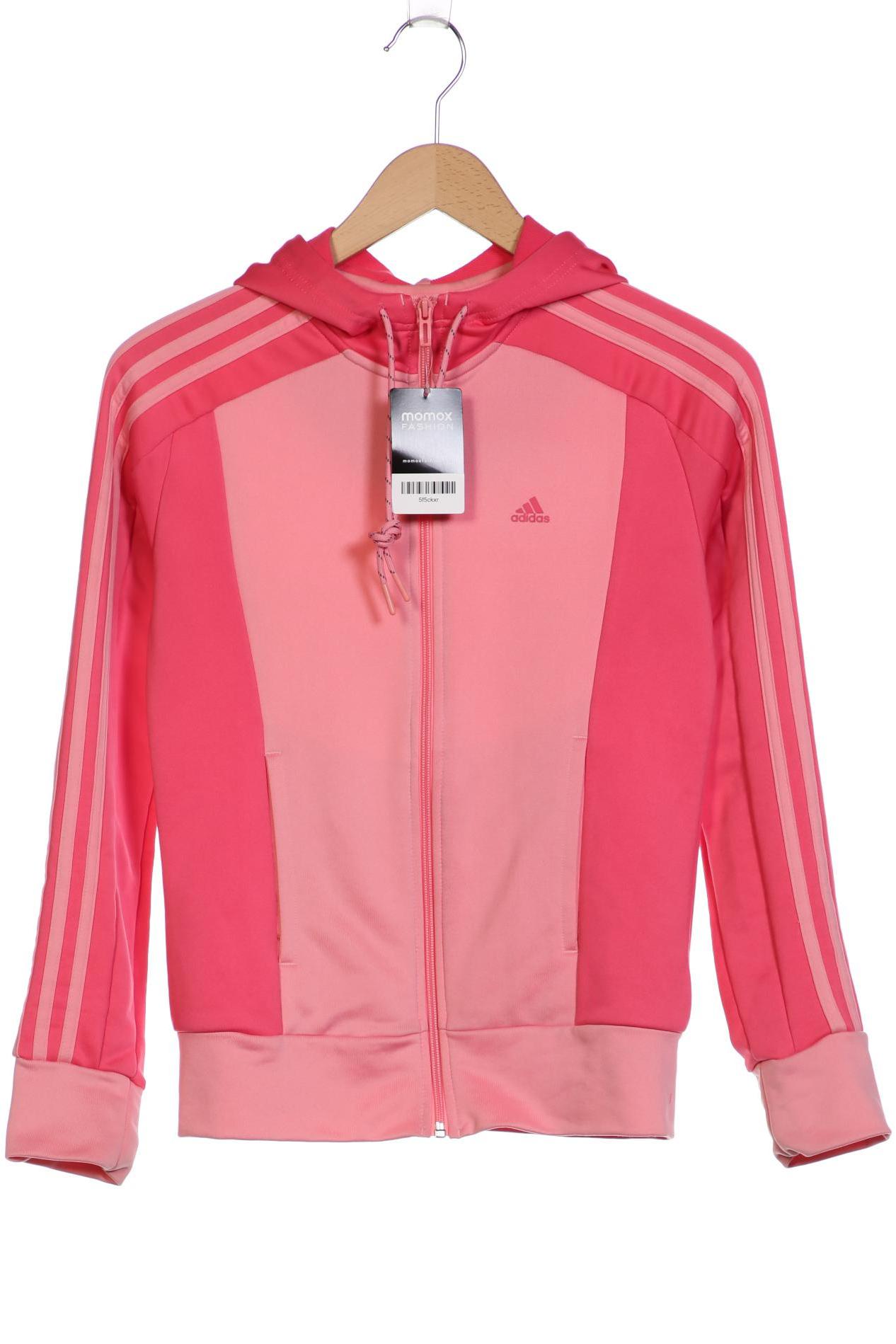 

adidas Damen Kapuzenpullover, rot, Gr. 34