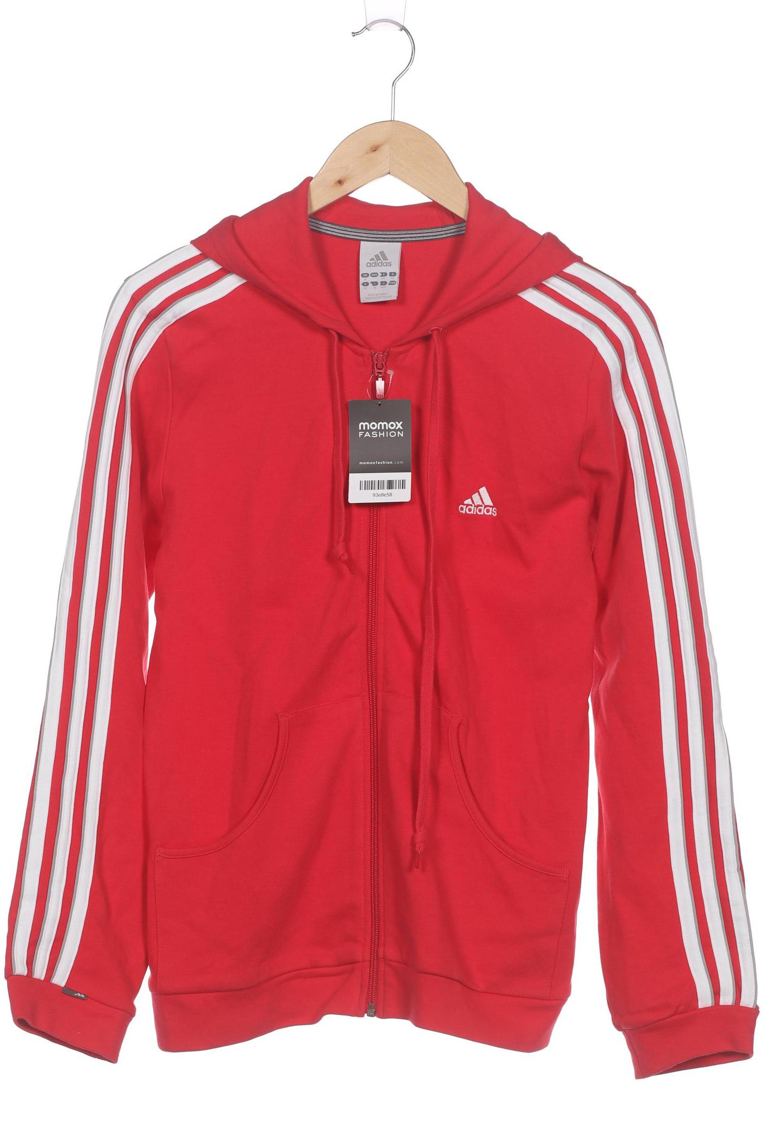 

adidas Damen Kapuzenpullover, rot, Gr. 42